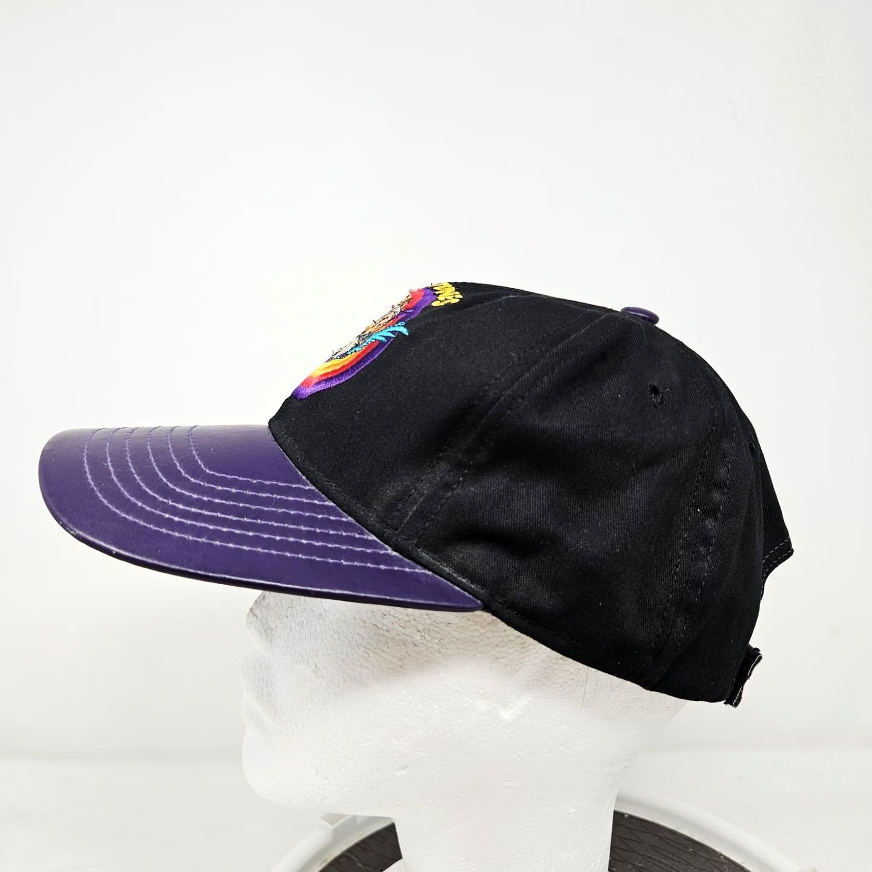 Vintage VINTAGE Looney Tunes Hat Cap Baseball Strap Back One Size Black Mens Cartoon 90s Size ONE SIZE - 5 Thumbnail