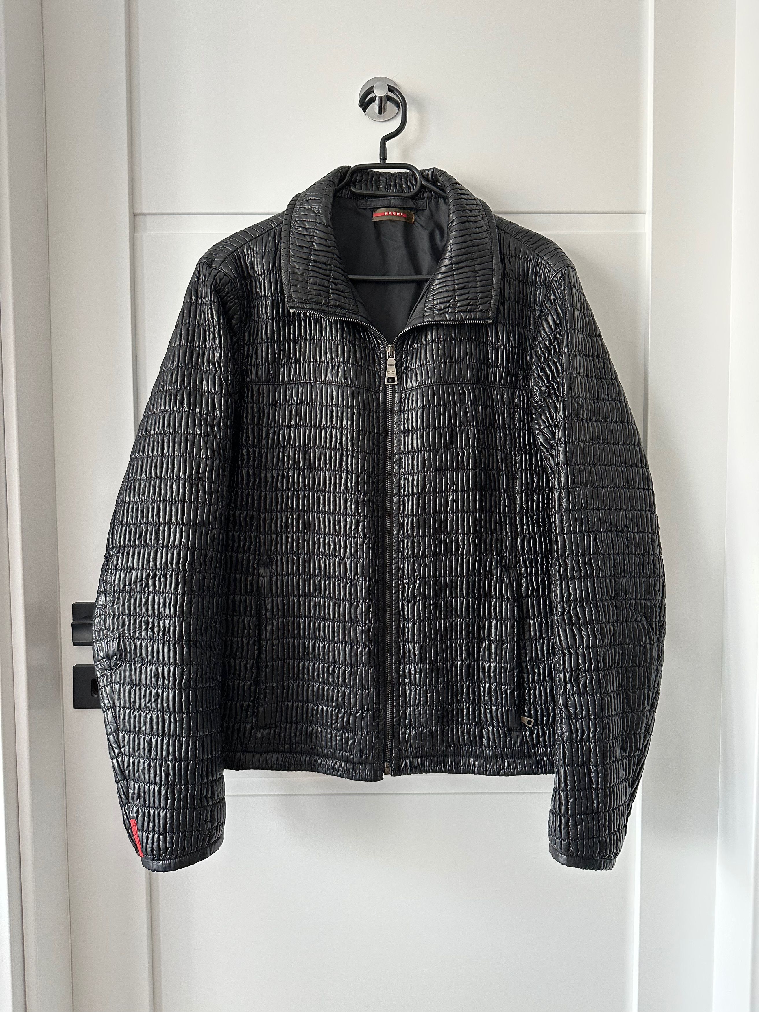 Prada PRADA Gore Tex Black Nylon 42 Jacket Art.280312 Mat