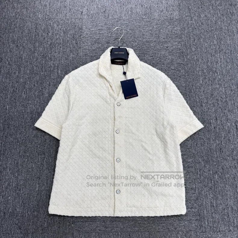 Louis Vuitton Louis Vuitton Fw25 jacquard towel short sleeve shirt Size US S / EU 44-46 / 1 - 1 Thumbnail