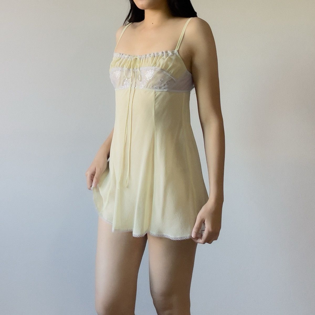 Victoria's Secret Victoria’s Secret Soft Yellow Silk Slip Dress (S–M) Size M / US 6-8 / IT 42-44 - 5 Thumbnail