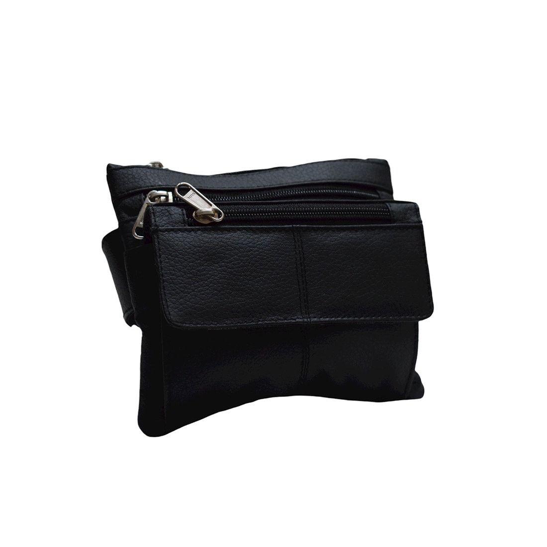 Handmade Women's Brand New Black Leather Crossbody Phone Bag Size ONE SIZE - 2 Thumbnail