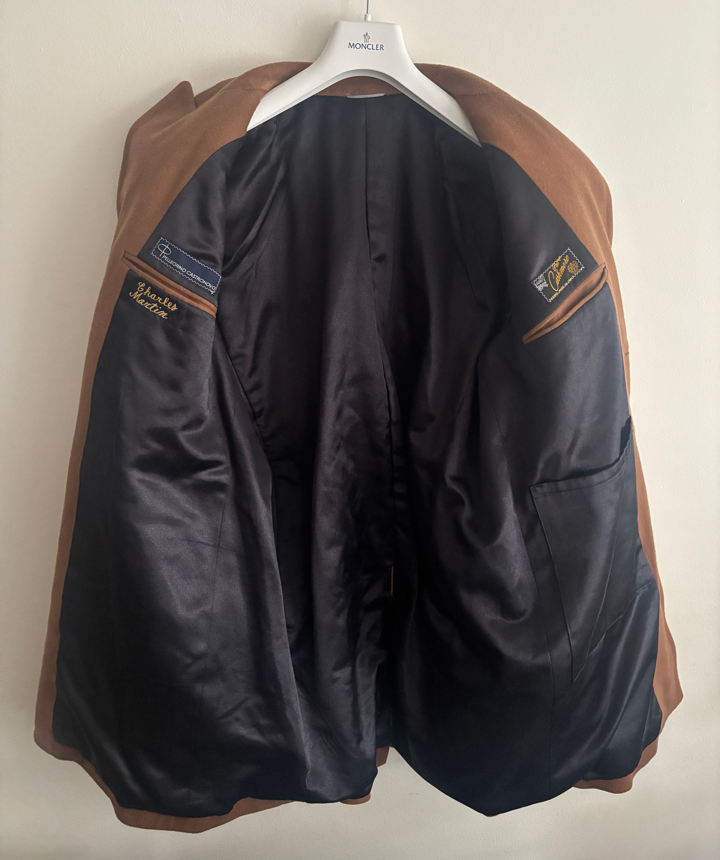 Other $1400 Bespoke Camel Cashmere Overcoat/ Top Coat - 38-40/ M-L Size US M / EU 48-50 / 2 - 4 Thumbnail