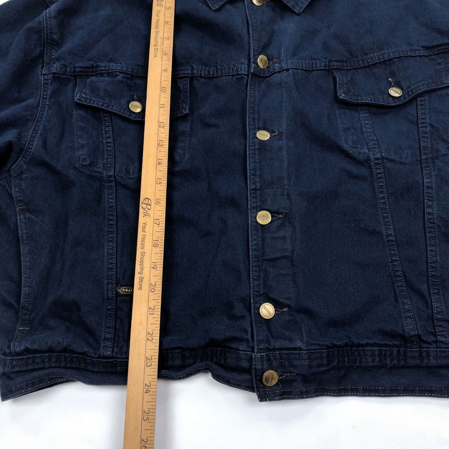 Vintage VINTAGE Marithé & François Girbaud Men's XL Blue Denim Jean Jacket Button Front Size US 36 / EU 52 - 5 Thumbnail