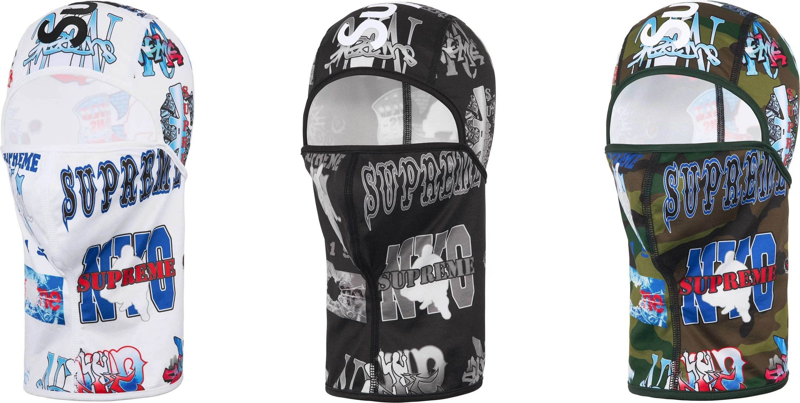 Supreme (3 Pack) Supreme Flash Lightweight Balaclava Size ONE SIZE - 1 Preview