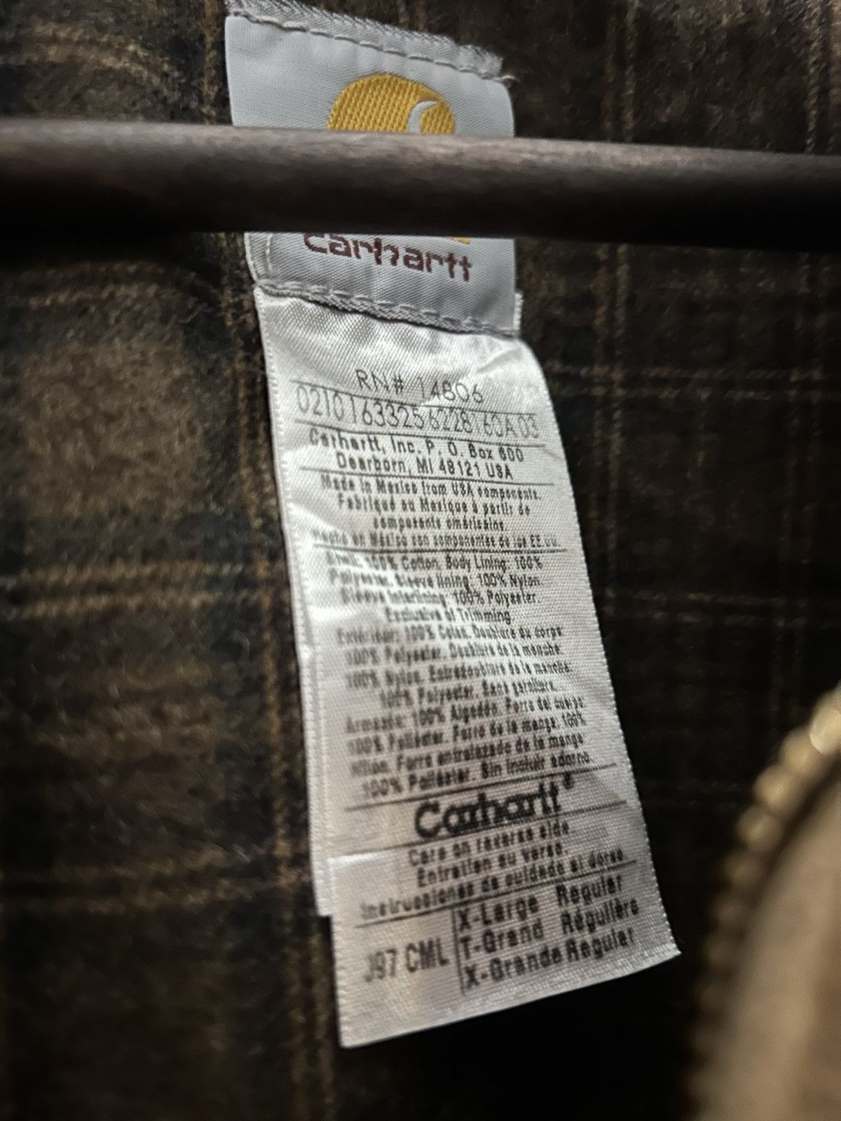 Carhartt RARE Carhartt J97 CML. Size US XL / EU 56 / 4 - 6 Thumbnail