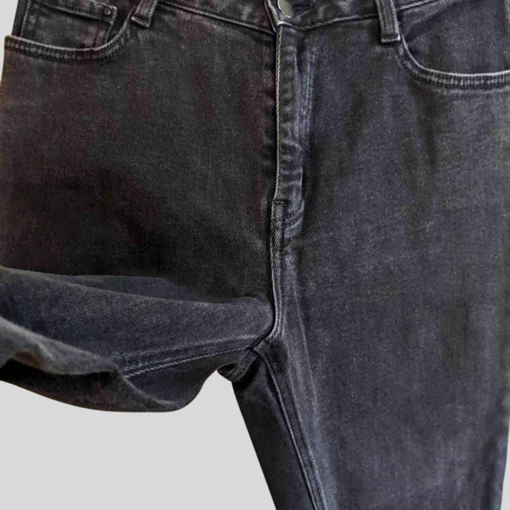 Oak + Fort Oak + Fort Black Slim Fit High-Rise Jeans Size 27 Women’s St Size 27" / US 4 / IT 40 - 8 Thumbnail