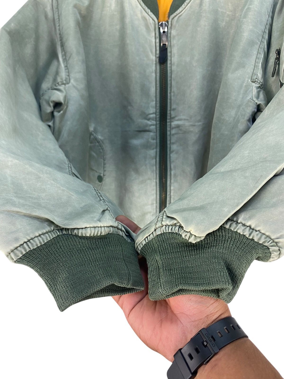 Vintage 🔥SUNFADED🔥Jacket Flyer Man Intermediate MA-1 Size US M / EU 48-50 / 2 - 3 Thumbnail