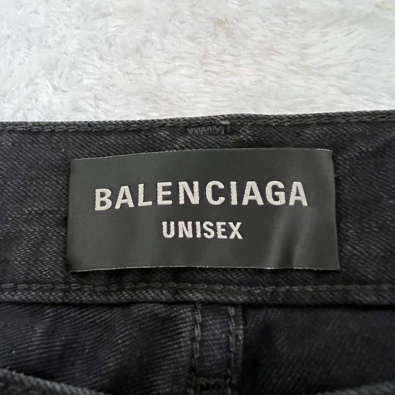 Balenciaga Balenciaga size L Black denim trousers Size US 27 - 3 Thumbnail