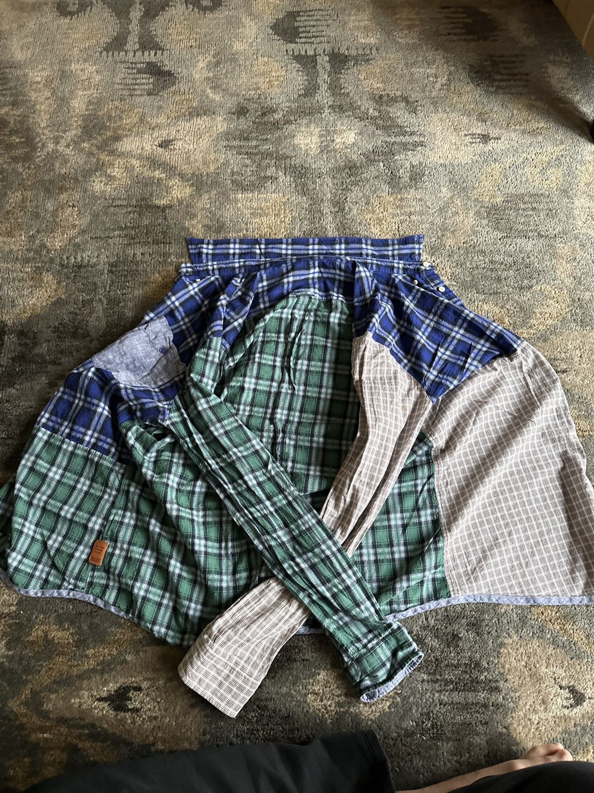 Scotch & Soda Scotch and Soda Frankenstein’d Flannel Size US XL / EU 56 / 4 - 3 Thumbnail