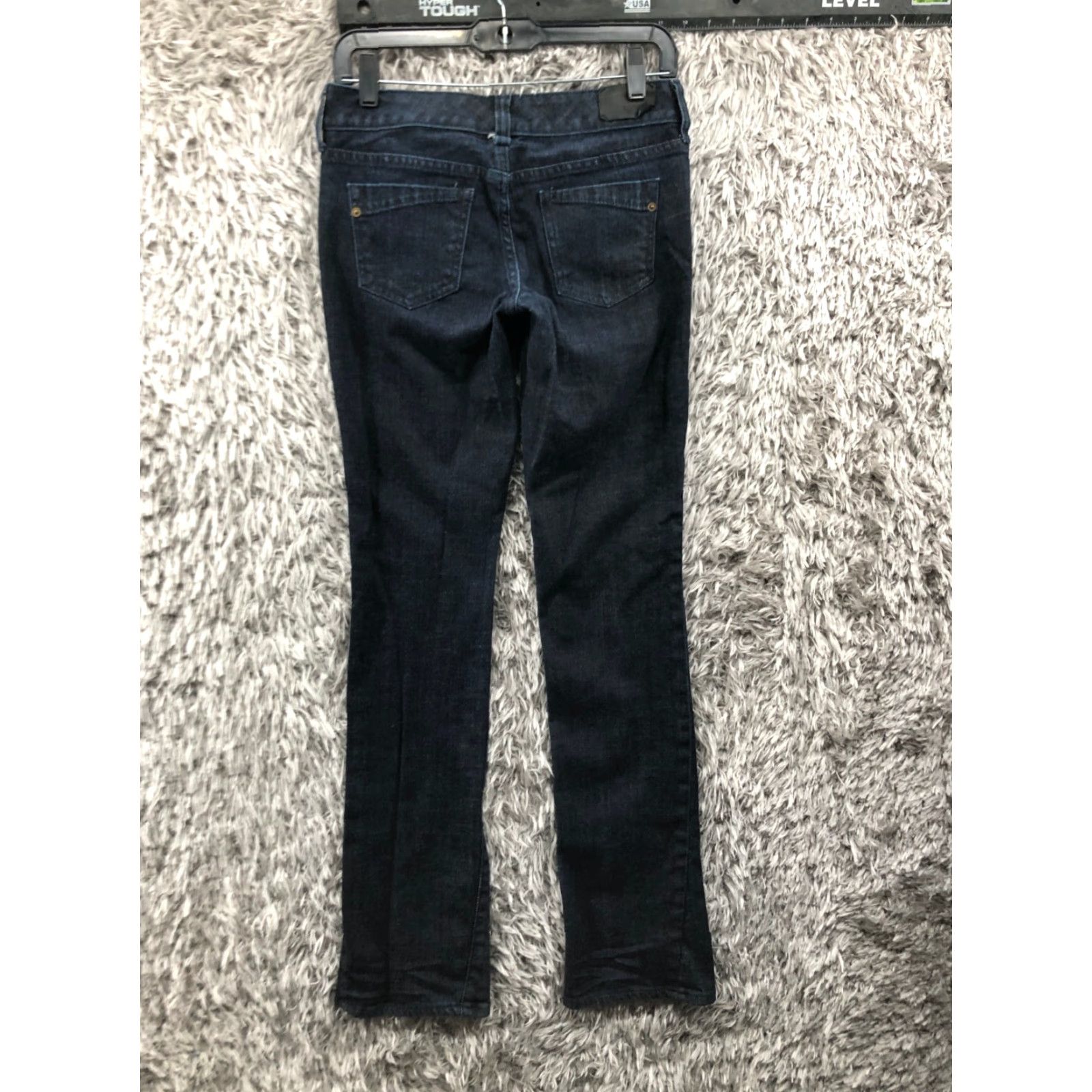 Express Express Stella Jeans Boot 21 Womens Low Rise Dark Blue Denim Size 42" / US 20 - 5 Thumbnail