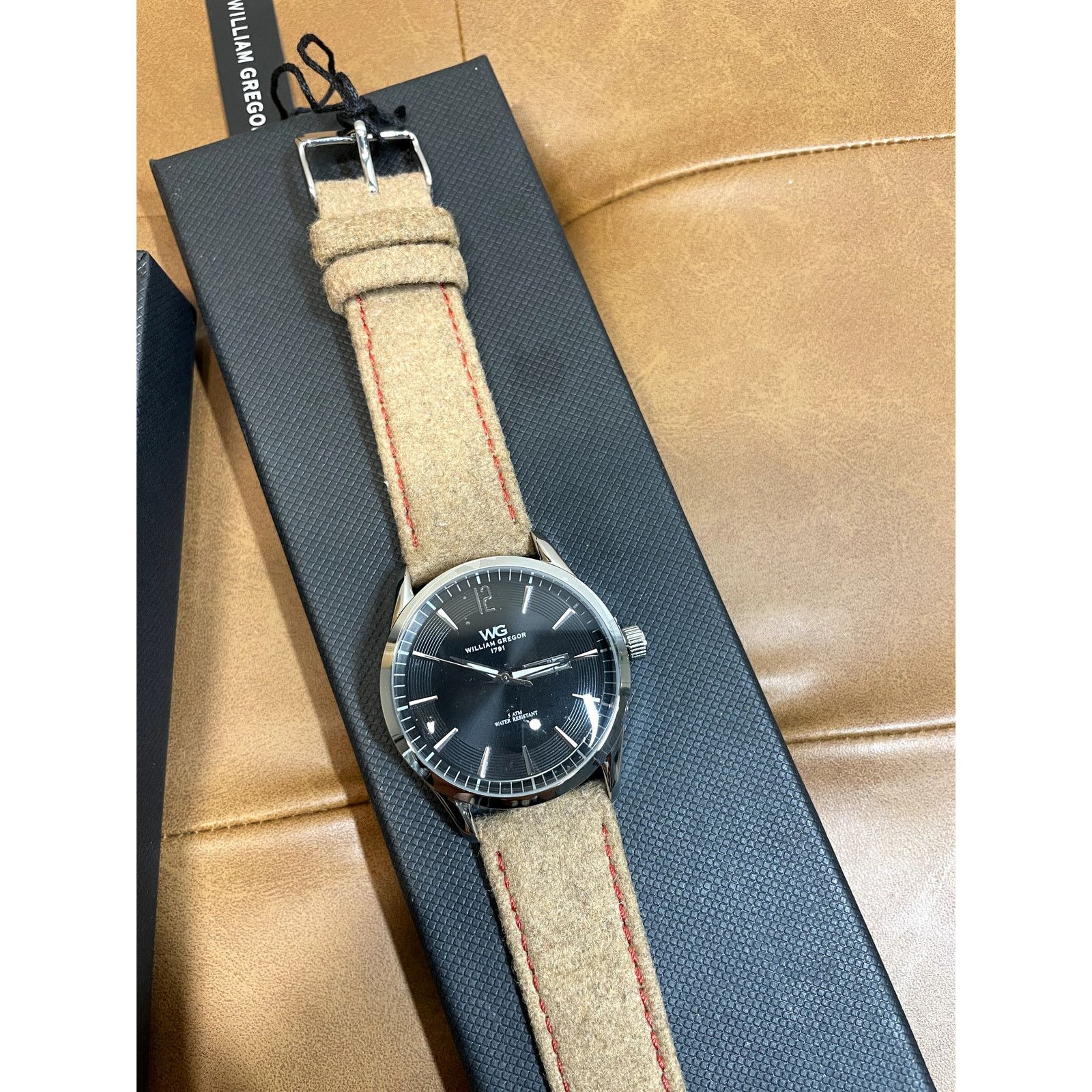 Other William Gregor 1791 NWT Brown Strap Black Face Watch Size ONE SIZE - 5 Thumbnail