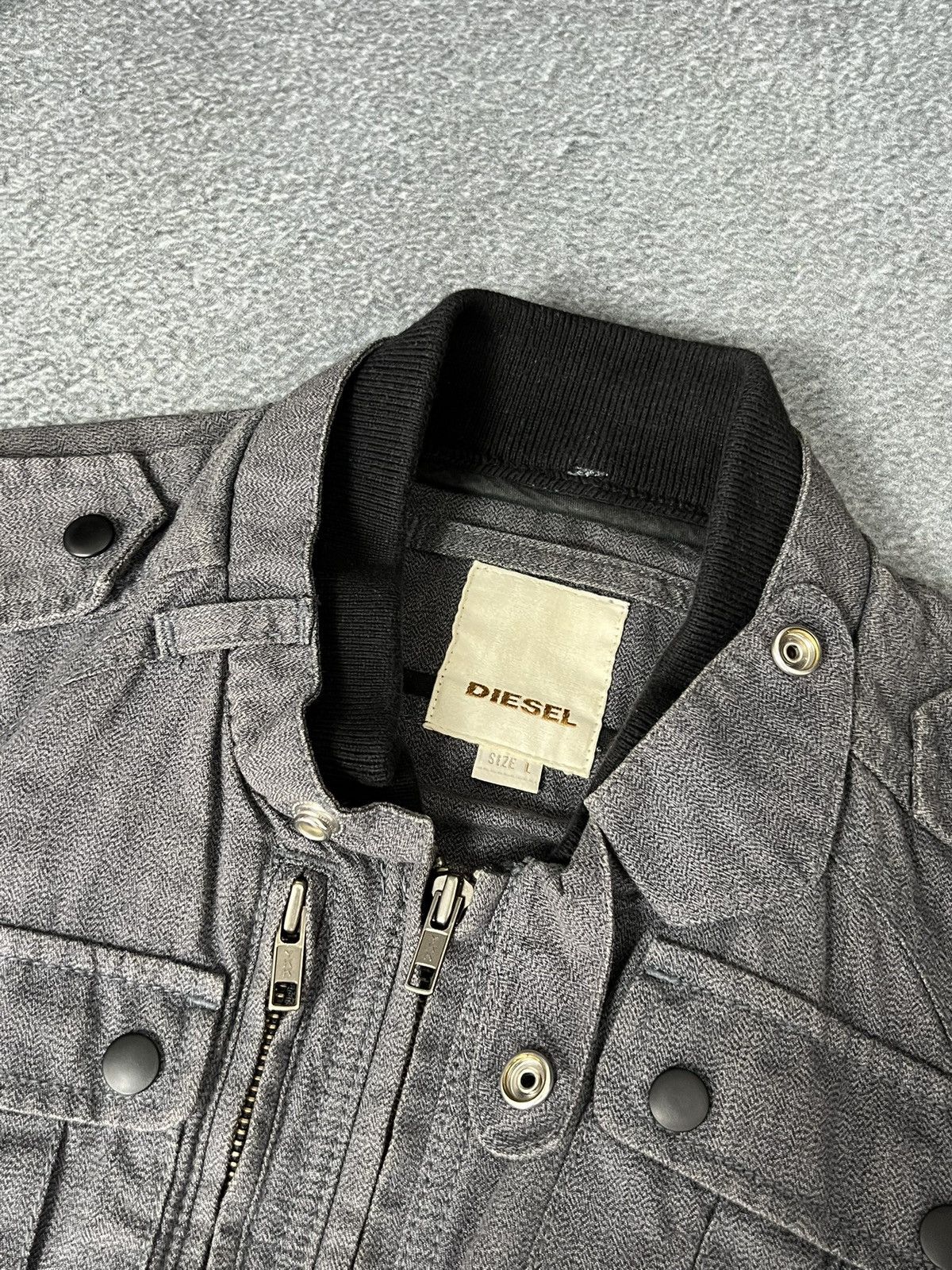 Diesel Military army diesel cargo jacket japanese style y2k Size L / US 10 / IT 46 - 9 Thumbnail