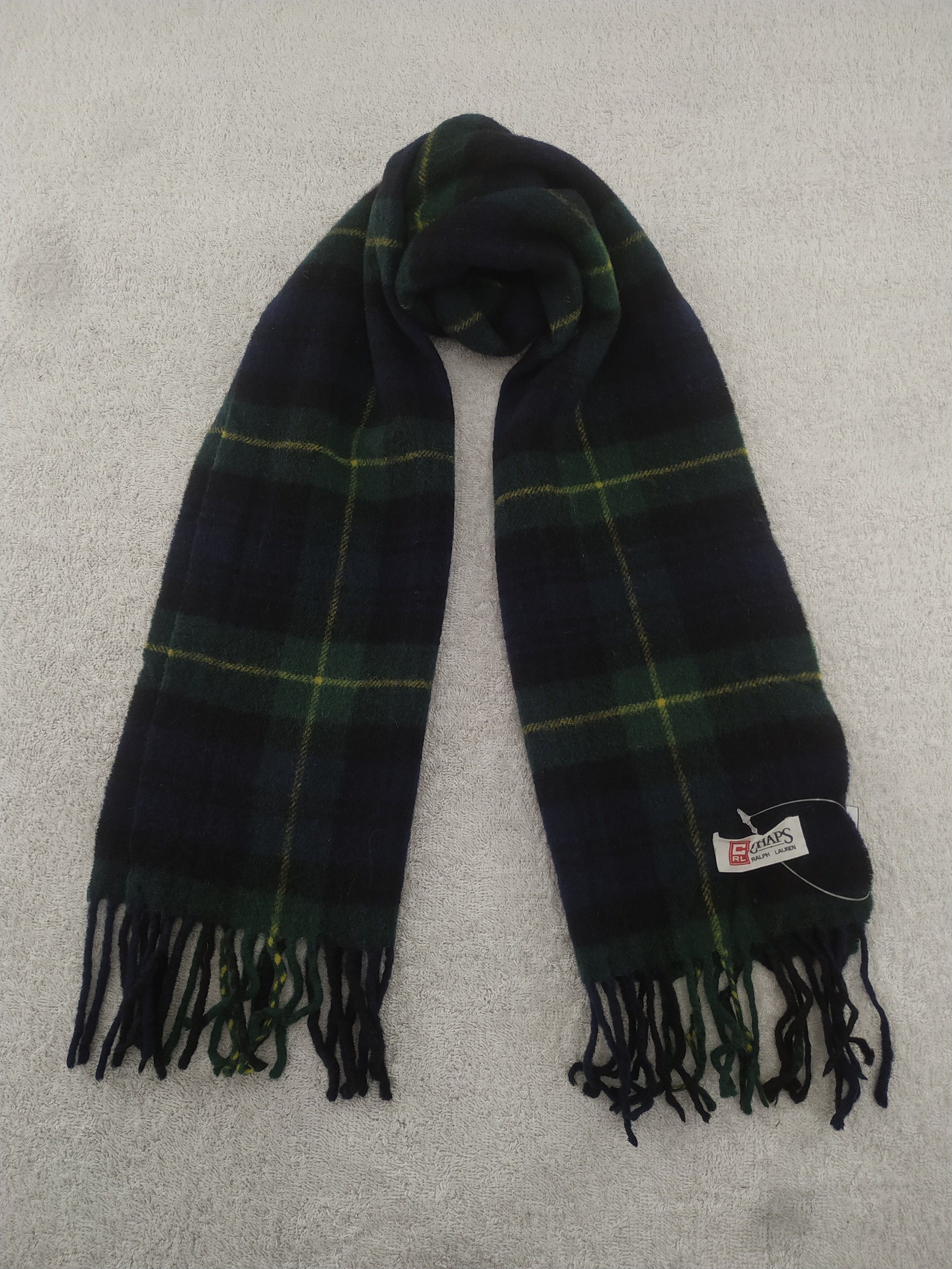 Chaps Ralph Lauren × Vintage Chaps Ralph Lauren Scarf / Muffler / Neckwear - WW905 Size ONE SIZE - 1 Thumbnail