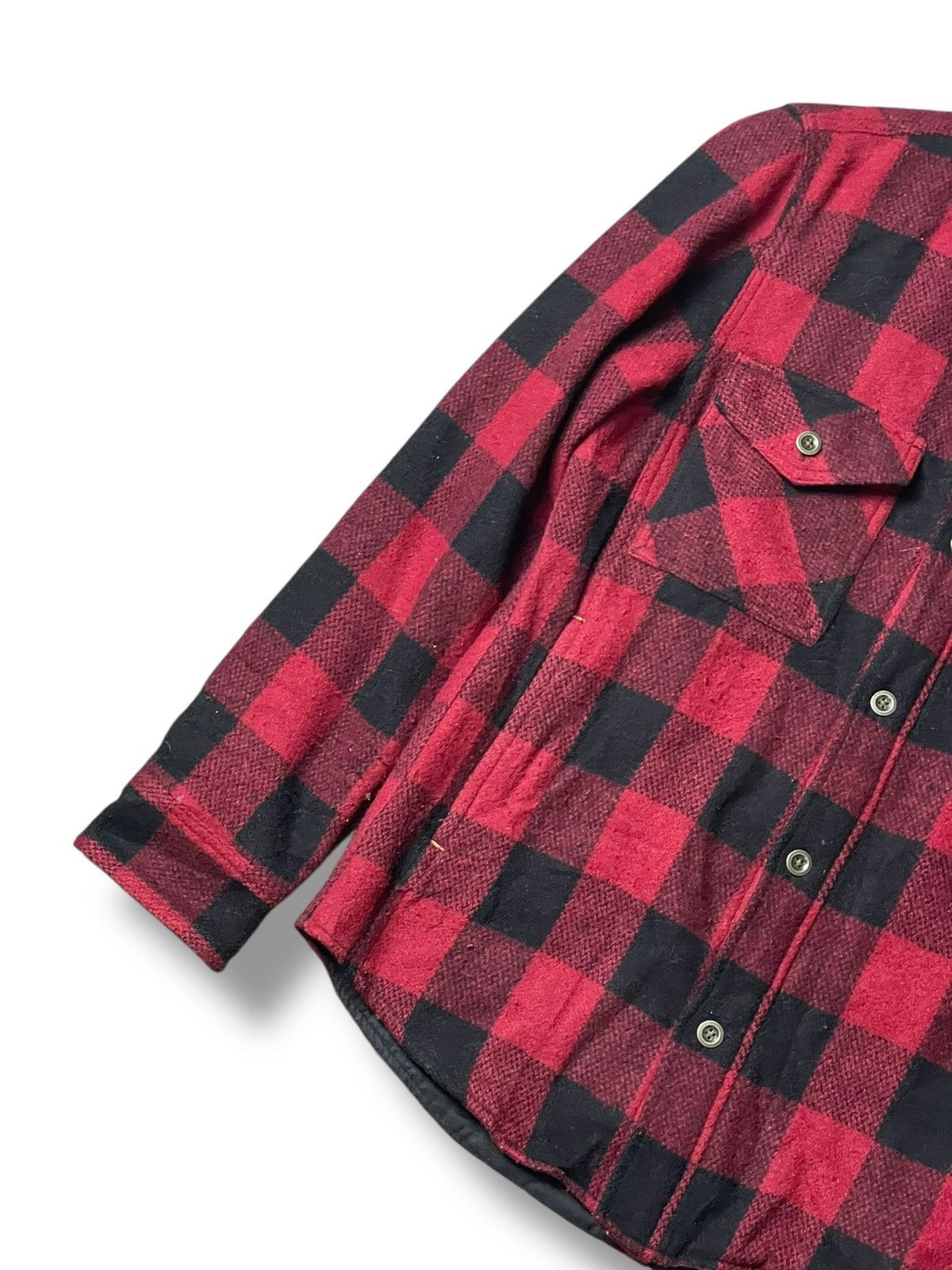 Japanese Brand × Vintage × semanticdesign Semantic Design Wool Blend Flannel Jacket (113) Size US L / EU 52-54 / 3 - 4 Thumbnail