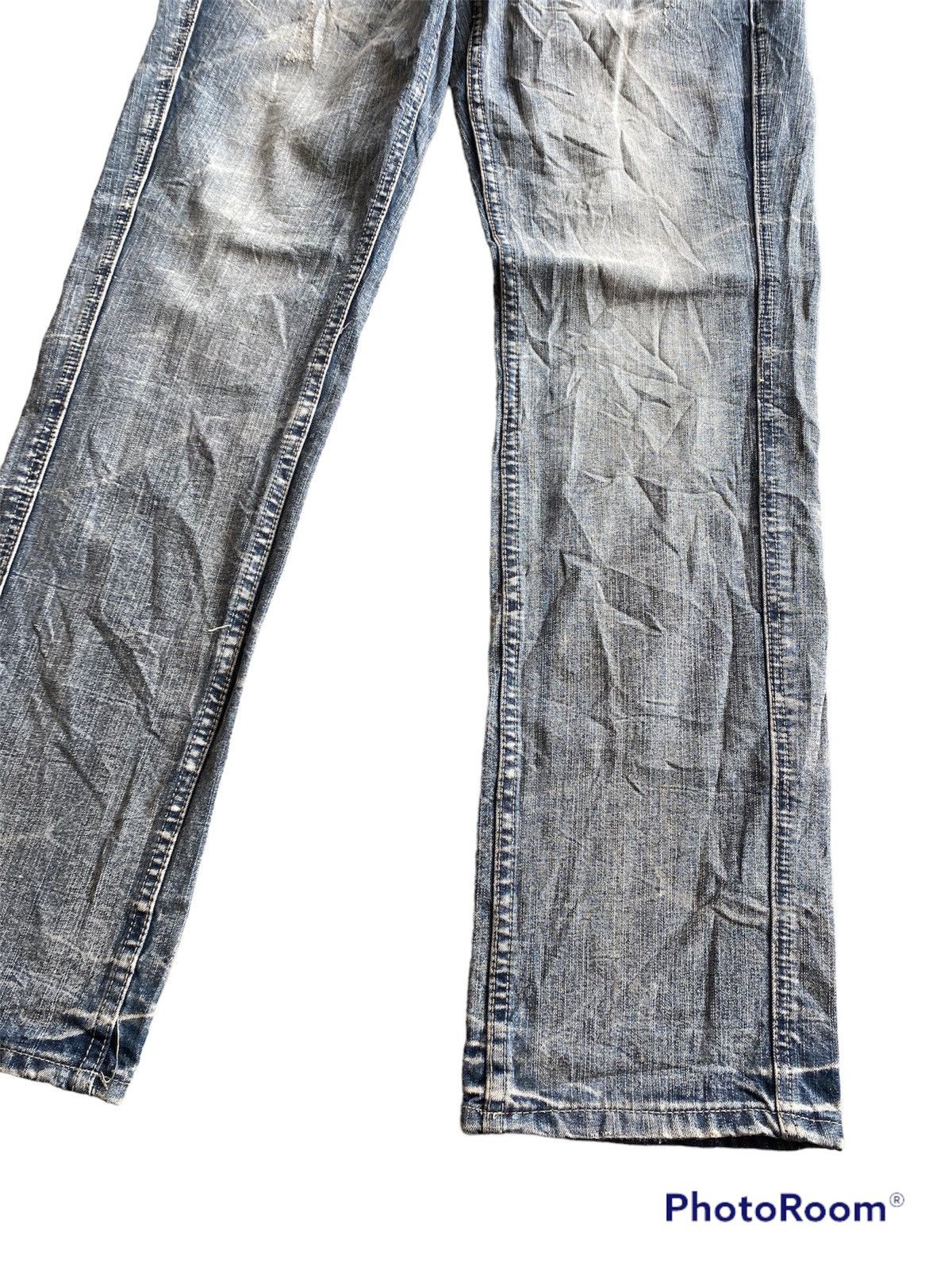 Hysteric Glamour × Japanese Brand Faded Black Japan Real Vintage Distressed Denim p186 Size US 34 / EU 50 - 3 Thumbnail