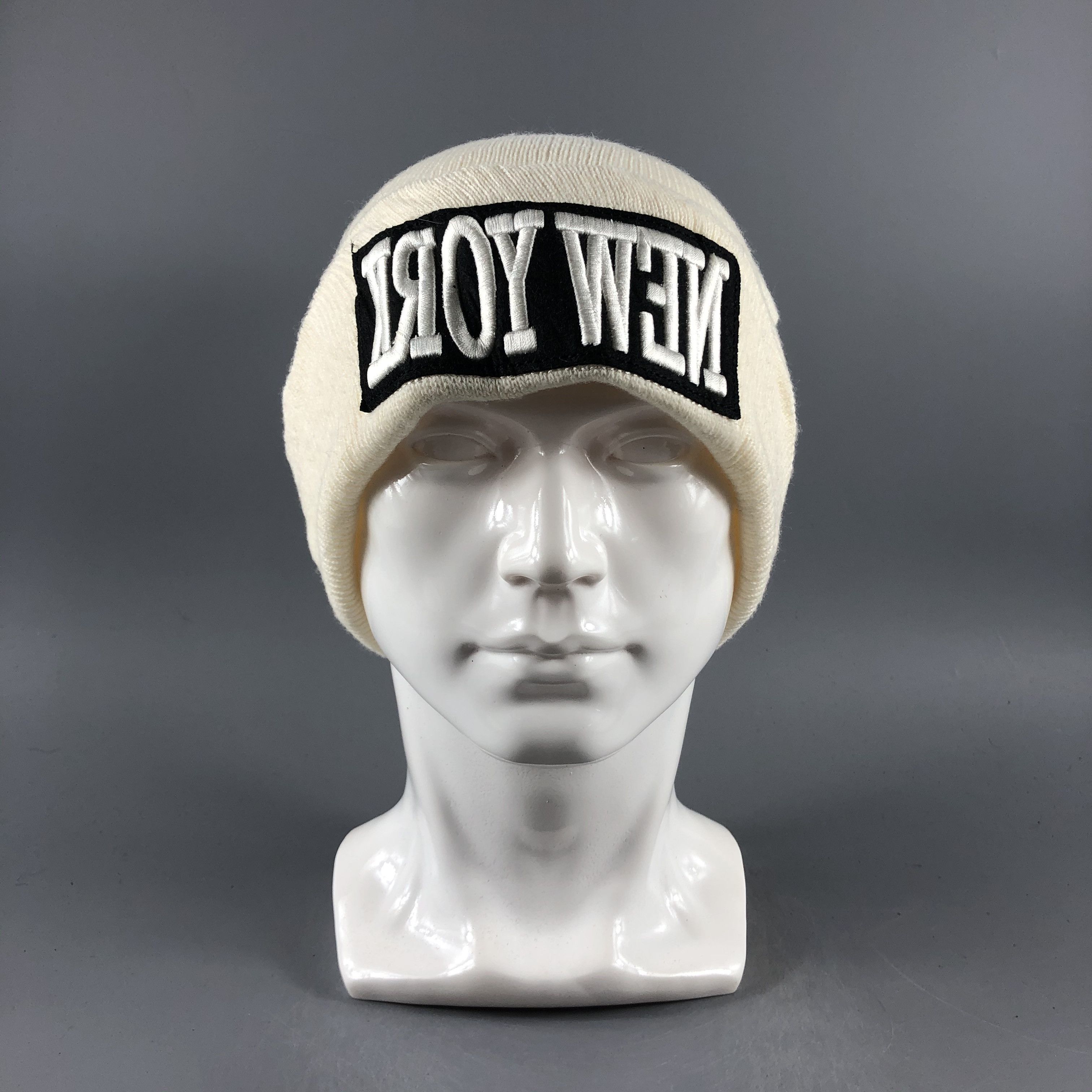 Other × Vintage New York Beanie Snow Hat Snow Cap -D464 Size ONE SIZE - 6 Thumbnail