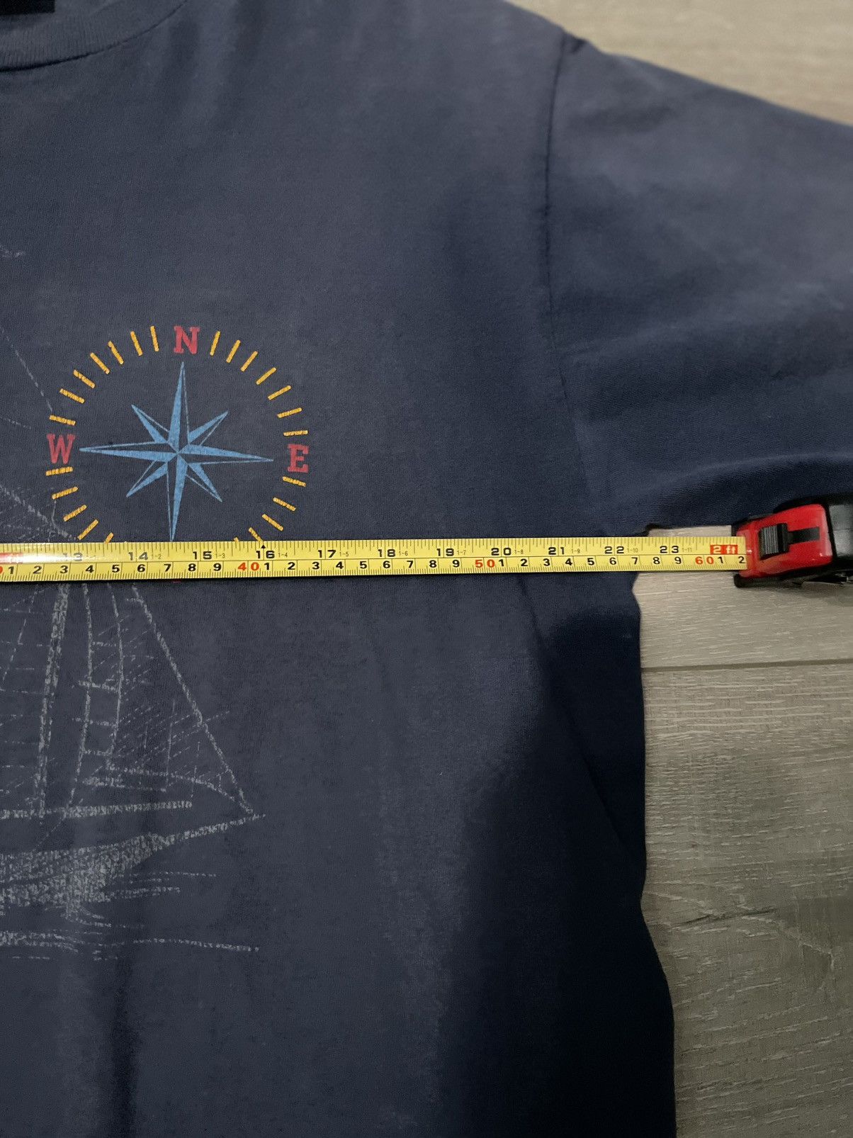 Vintage Vintage 90s Sun Faded Single Stitch Sailboat T-Shirt Size US L / EU 52-54 / 3 - 5 Thumbnail