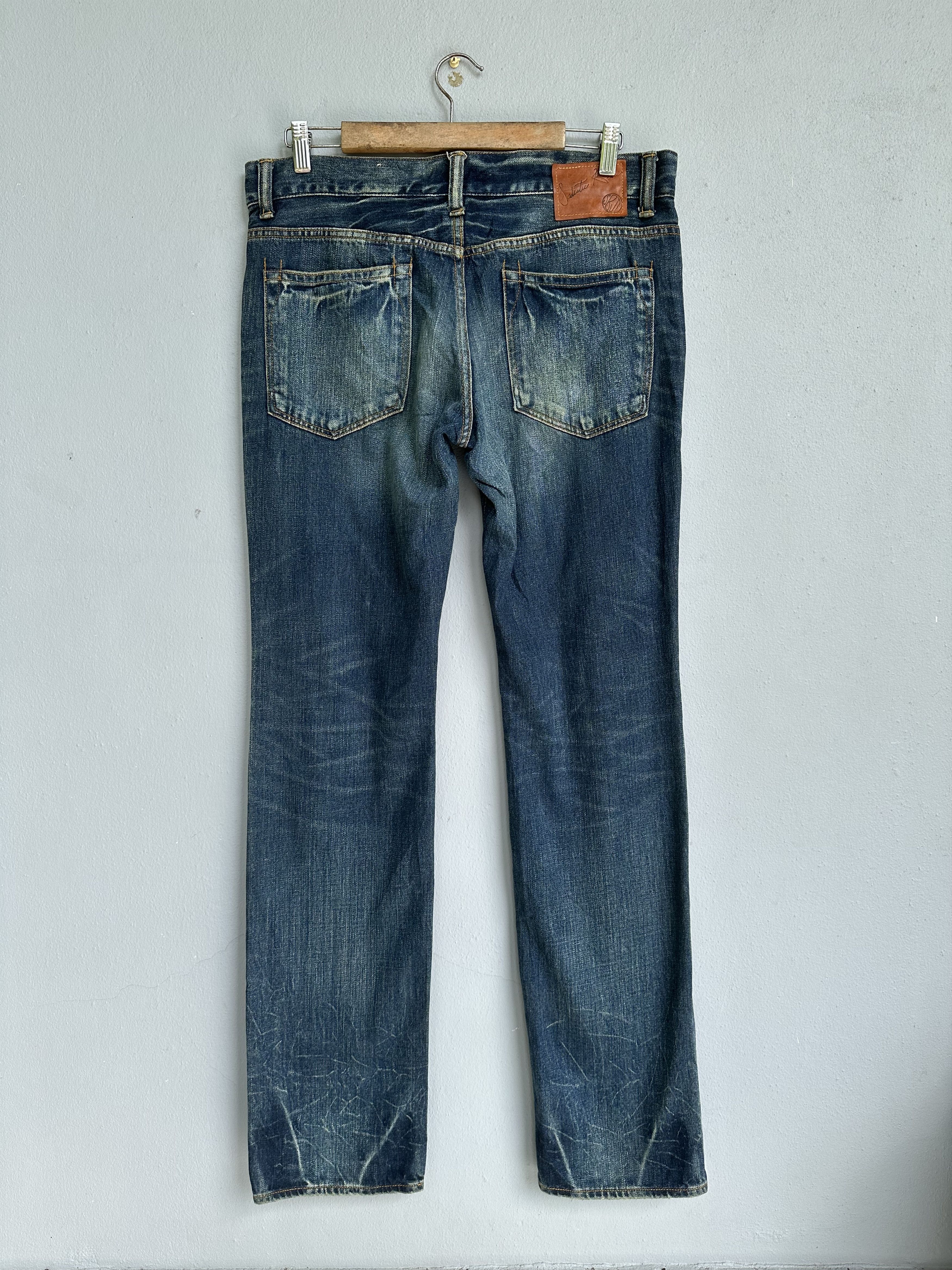 Japanese Brand Japanese Brand Sadistic Blue SBJC Distressed Denim Jeans Size US 35 - 2 Thumbnail