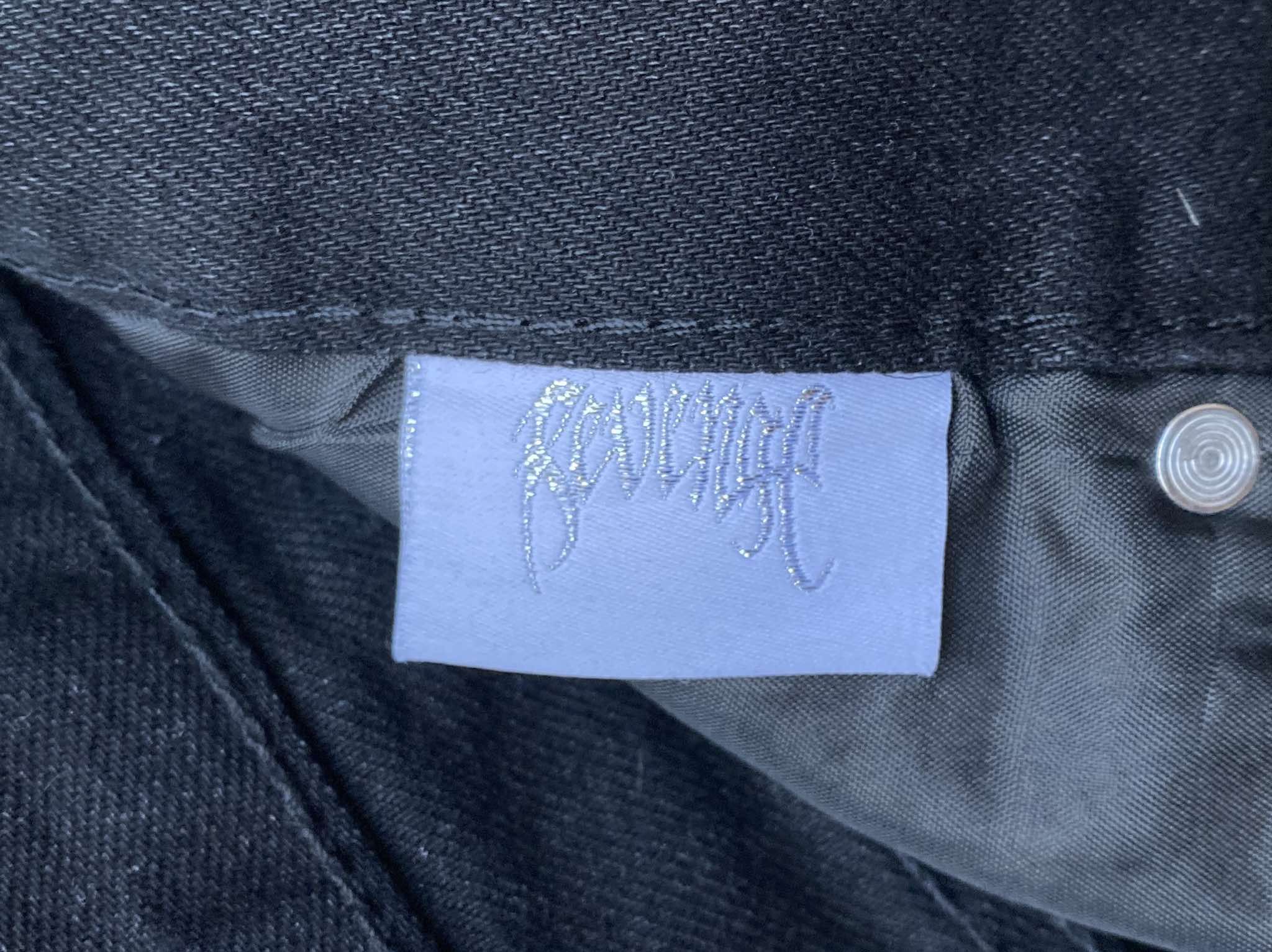 Revenge Revenge Embroidered Denim Black Arch Logo Jeans XXXTENTACION Size US 32 / EU 48 - 8 Thumbnail