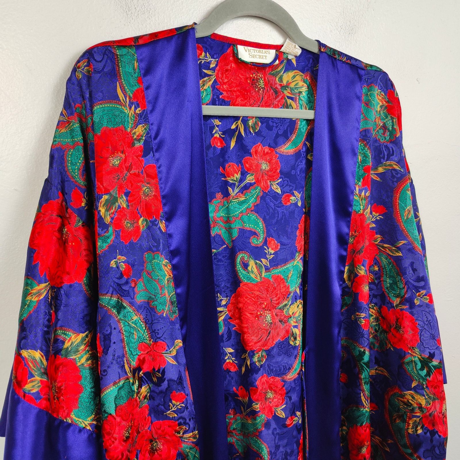 Victoria's Secret Vintage Victoria's Secret Floral Kimono Robe Womens Small Size ONE SIZE - 2 Thumbnail