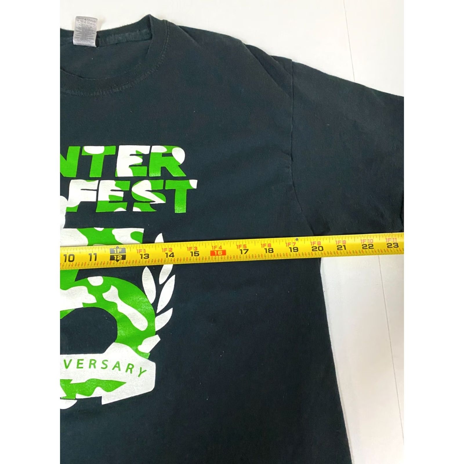 Gildan Winter Ski Fest Mens T Shirt L black 2021 Gildan Crew Neck Short Sleeve Cotton Spandex Logo Solid Regular Men's Size US L / EU 52-54 / 3 - 5 Thumbnail
