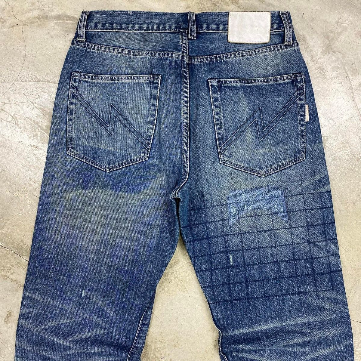 Neighborhood SS2013 Savage Patchwork Selvedge Denim Pants Size US 32 / EU 48 - 11 Thumbnail