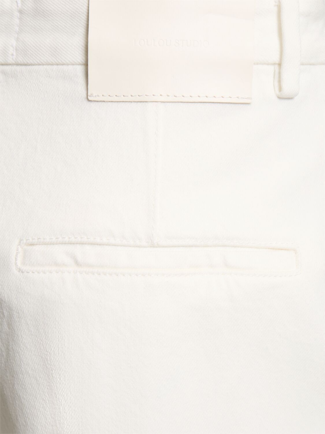 Loulou de Saison o1s22i1n1024 Attu Oversized Jeans in White Size 27" / US 4 / IT 40 - 3 Thumbnail