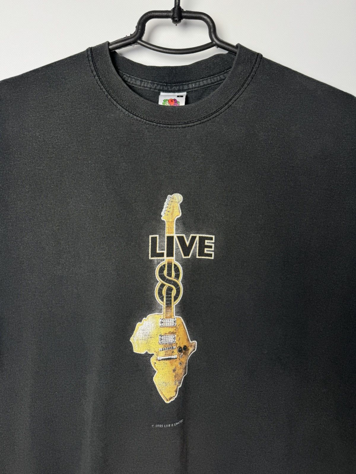 Fruit Of The Loom 2005 Live 8 Limited Y2K Concert T-Shirt size L Size US L / EU 52-54 / 3 - 3 Thumbnail