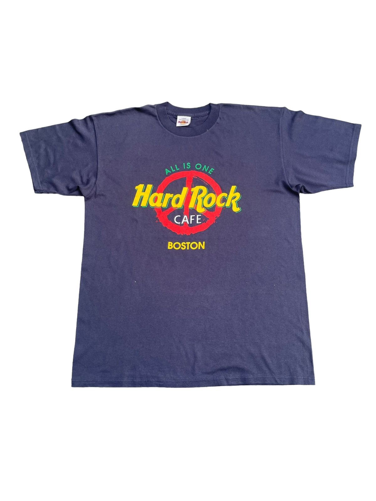 Hard Rock Cafe Vintage Hard Rock Cafe Boston Tshirt Size US L / EU 52-54 / 3 - 1 Thumbnail