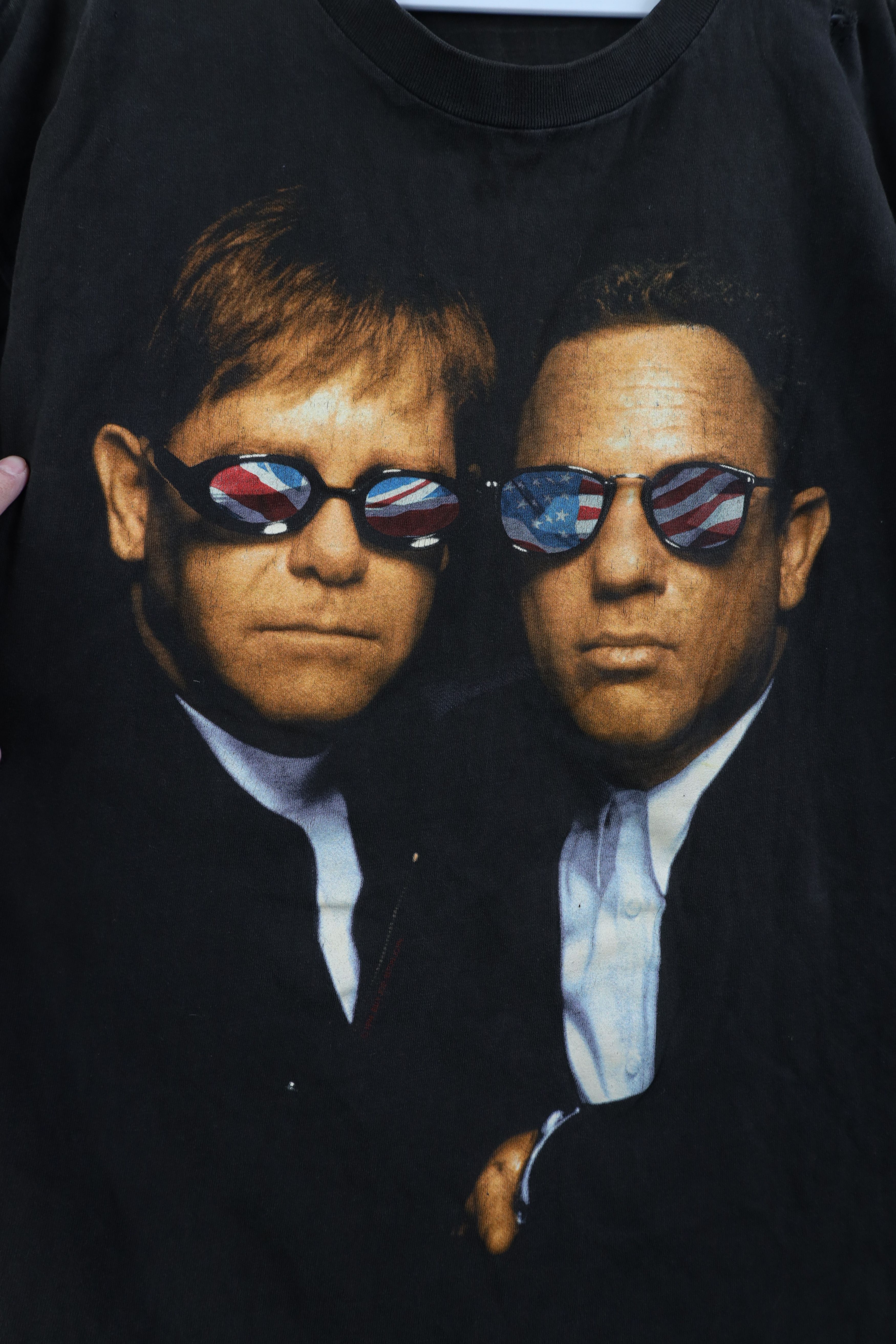Vintage Vintage 90s 1994 Summer Tour Elton John Billy Joel T-Shirt Size US XL / EU 56 / 4 - 5 Thumbnail