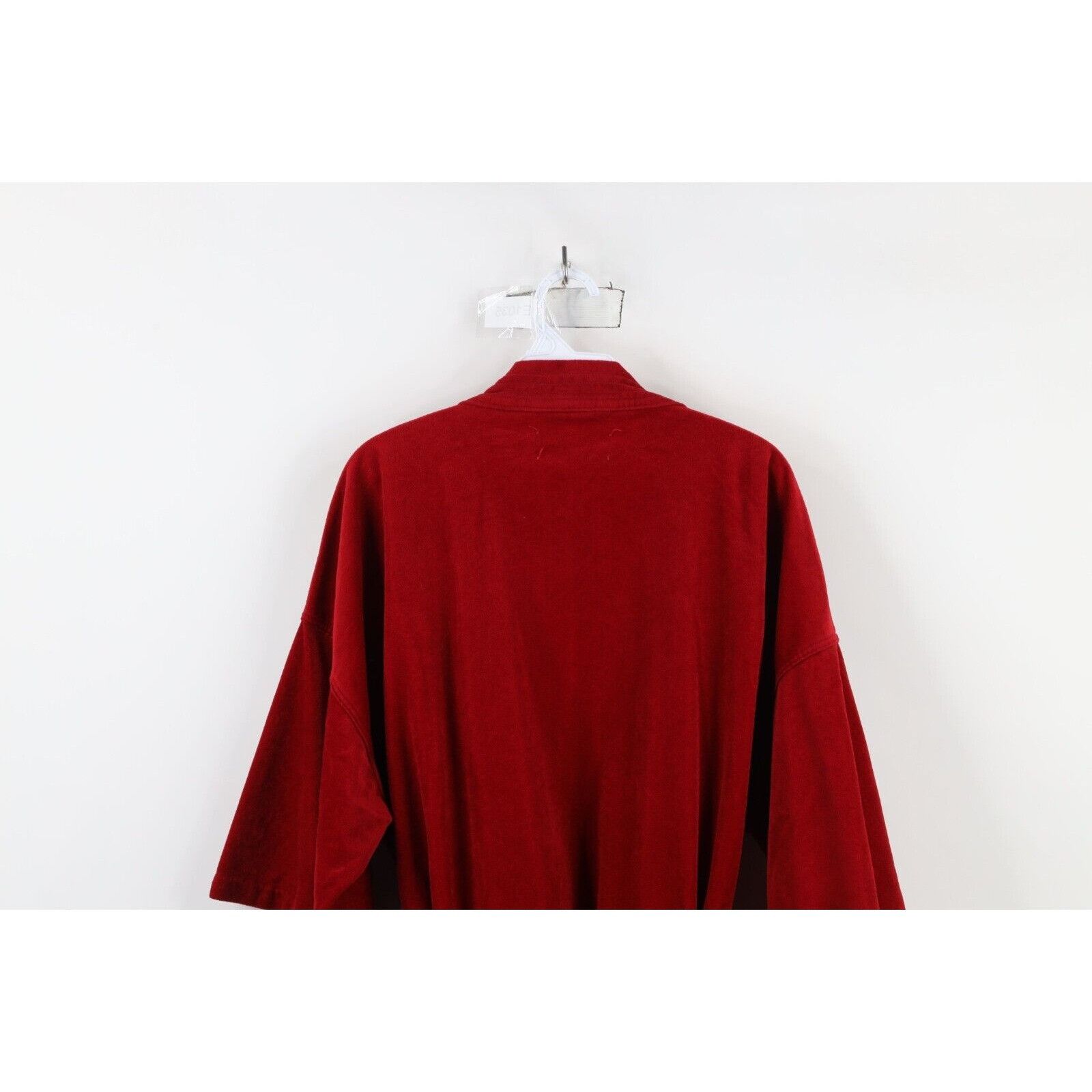 Vintage Vintage 70s Streetwear aded Blank Belted Velour Bath Robe Size US L / EU 52-54 / 3 - 14 Thumbnail