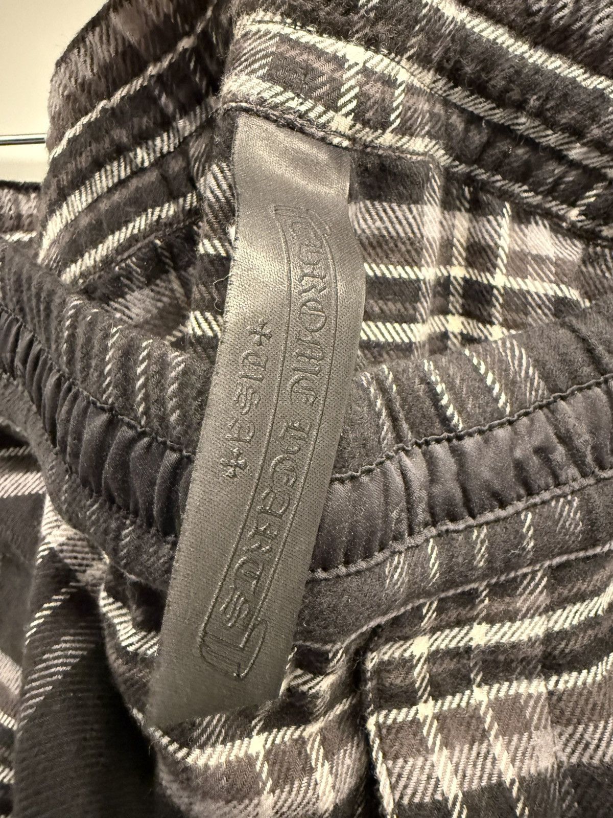 Chrome Hearts After School Flannel Shorts SS26 — Black/Gray — Size L — NWT Size US 34 / EU 50 - 5 Thumbnail
