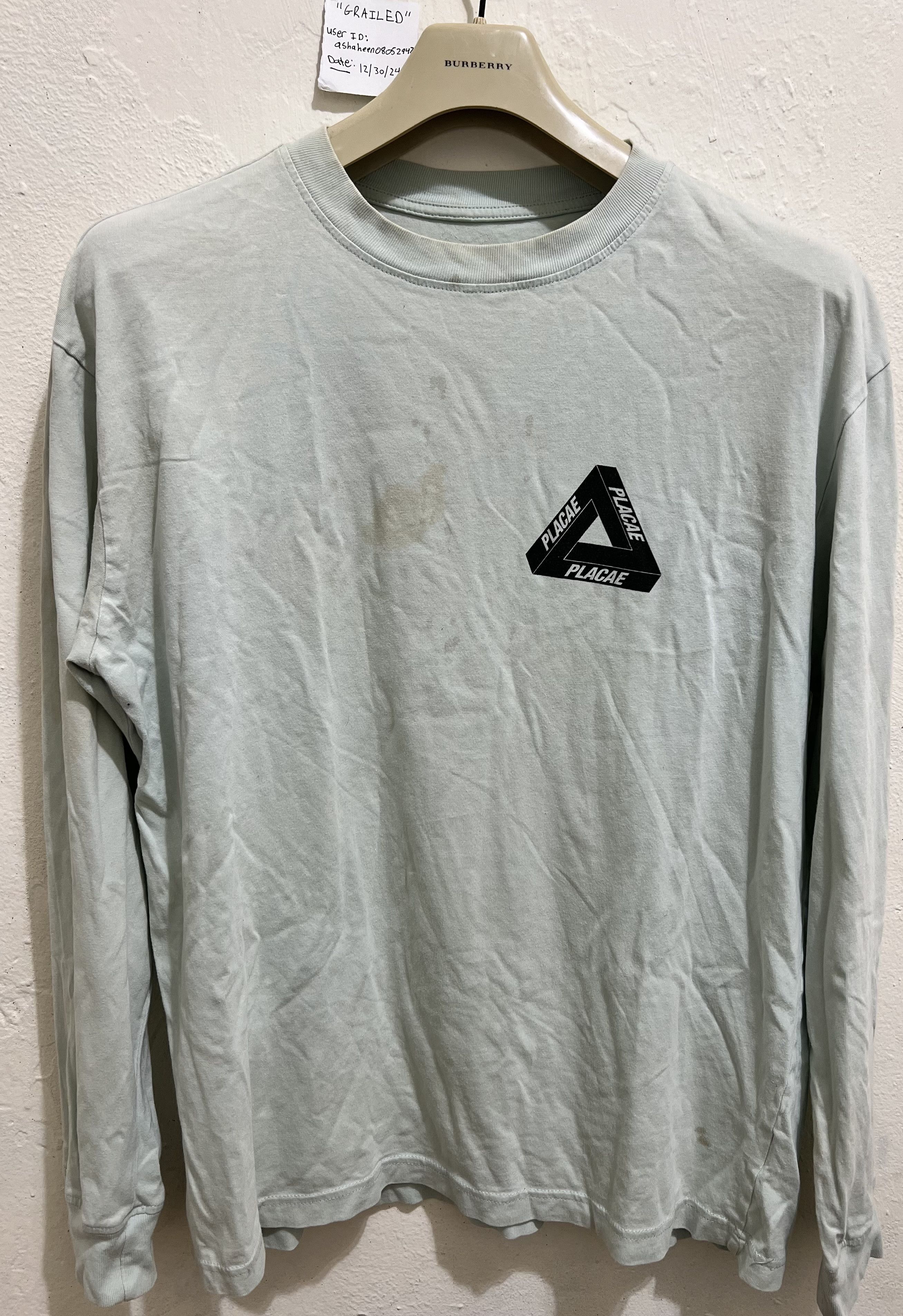 Palace DELISTING in 1hr* Misspelled Palace “Placae” Long sleeveRare Size US L / EU 52-54 / 3 - 5 Thumbnail