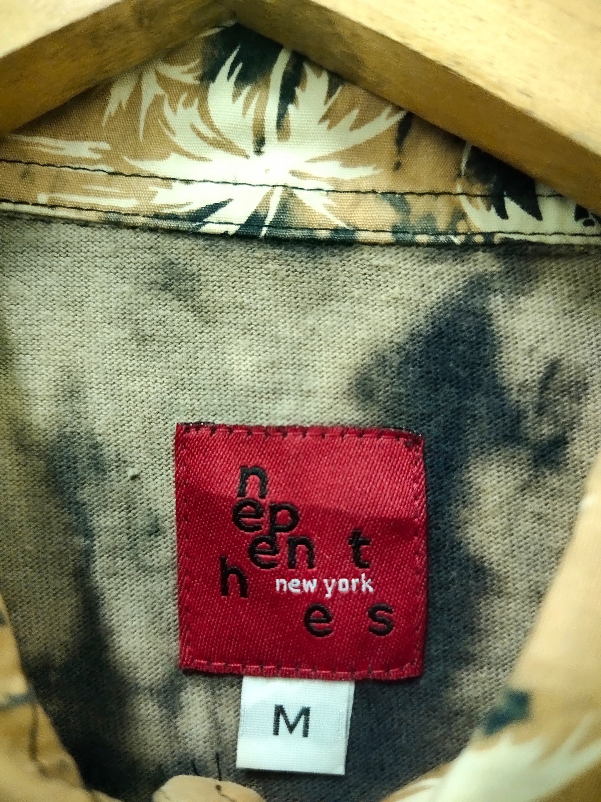 Needles Nepenthes New york Tie dye asid wash style collar tee Size US M / EU 48-50 / 2 - 2 Thumbnail