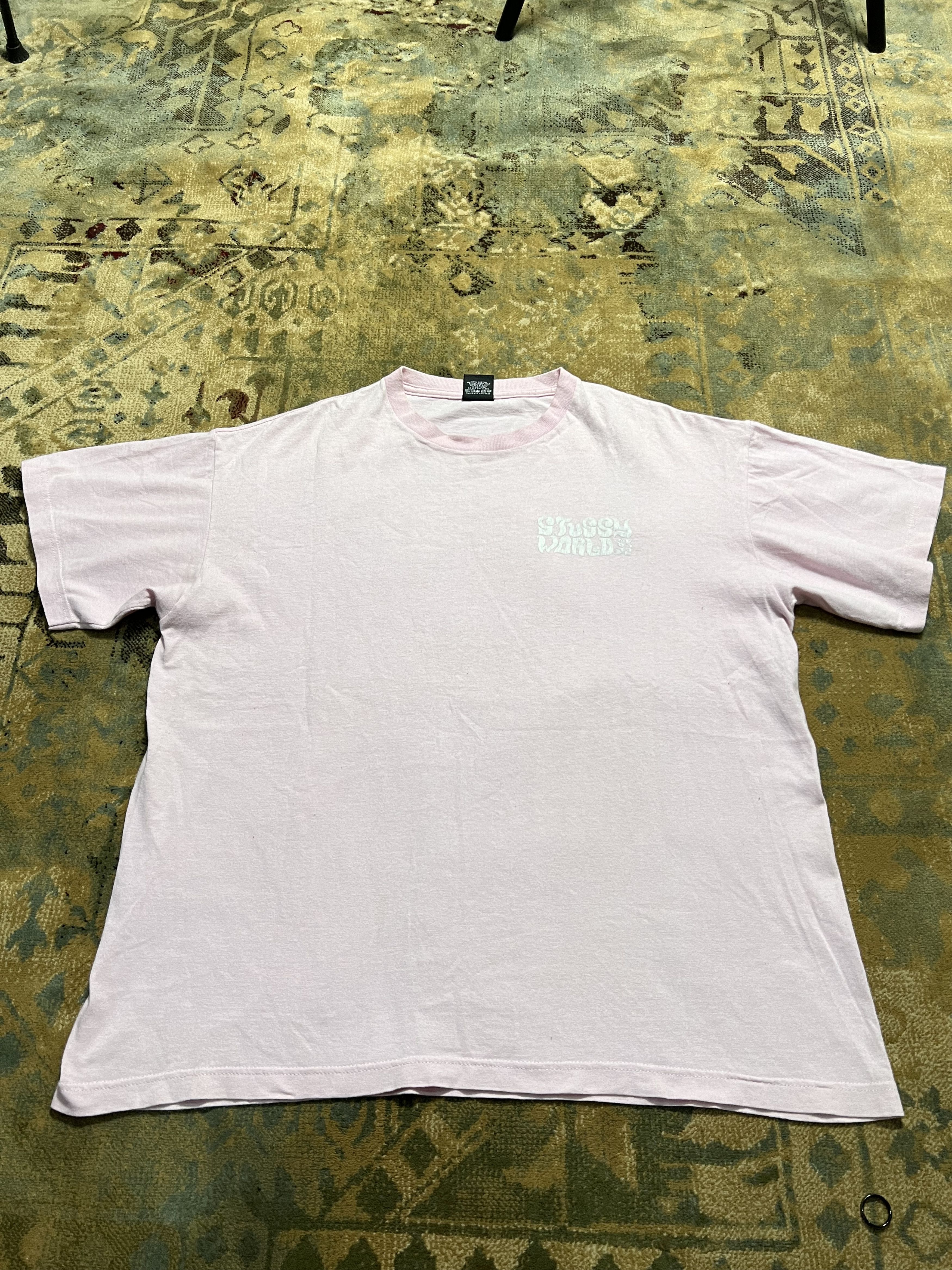 Stussy × Vintage 00s Stussy World Tour Tshirt Tee y2k style Size US L / EU 52-54 / 3 - 2 Thumbnail