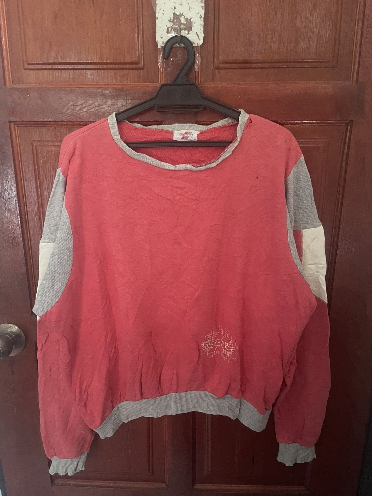 Toms Vintage 90s TOM'S Sweatshirt Distressed Size US XL / EU 56 / 4 - 2 Thumbnail