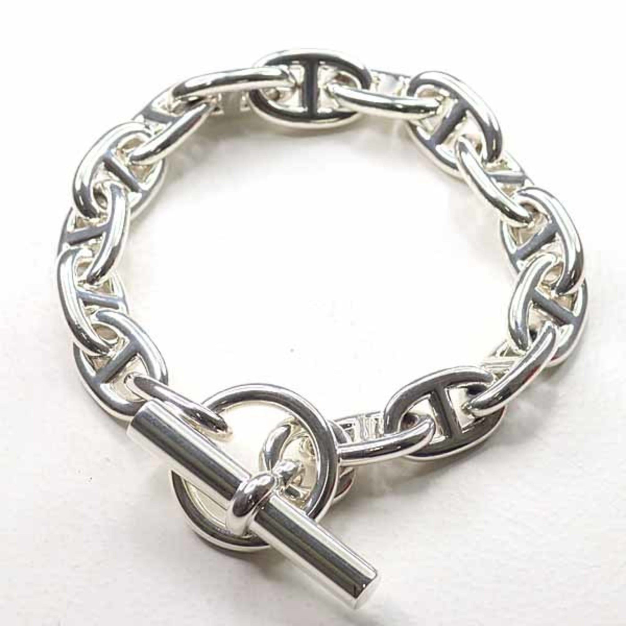 Hermes Hermes Bracelet Chaine d'Ancre MM 16 links Silver SV925 Ag925 Size ONE SIZE - 1 Thumbnail