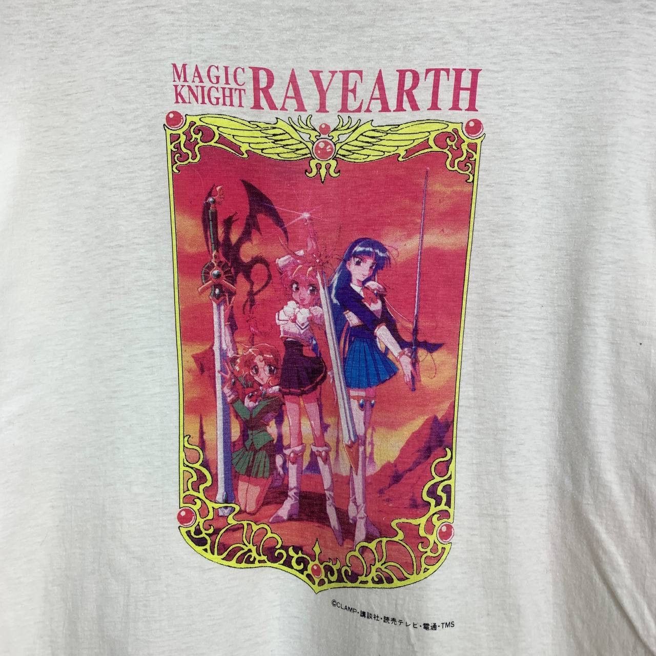 Anime 90s Vintage MAGIC KNIGHT RAYEARTH T Shirt #2511/L Size US M / EU 48-50 / 2 - 2 Thumbnail