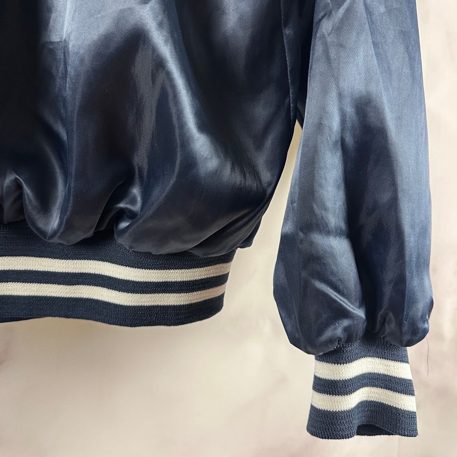Vintage Vintage Nemesis Sportswear Navy Varsity Jacket Size US M / EU 48-50 / 2 - 7 Thumbnail