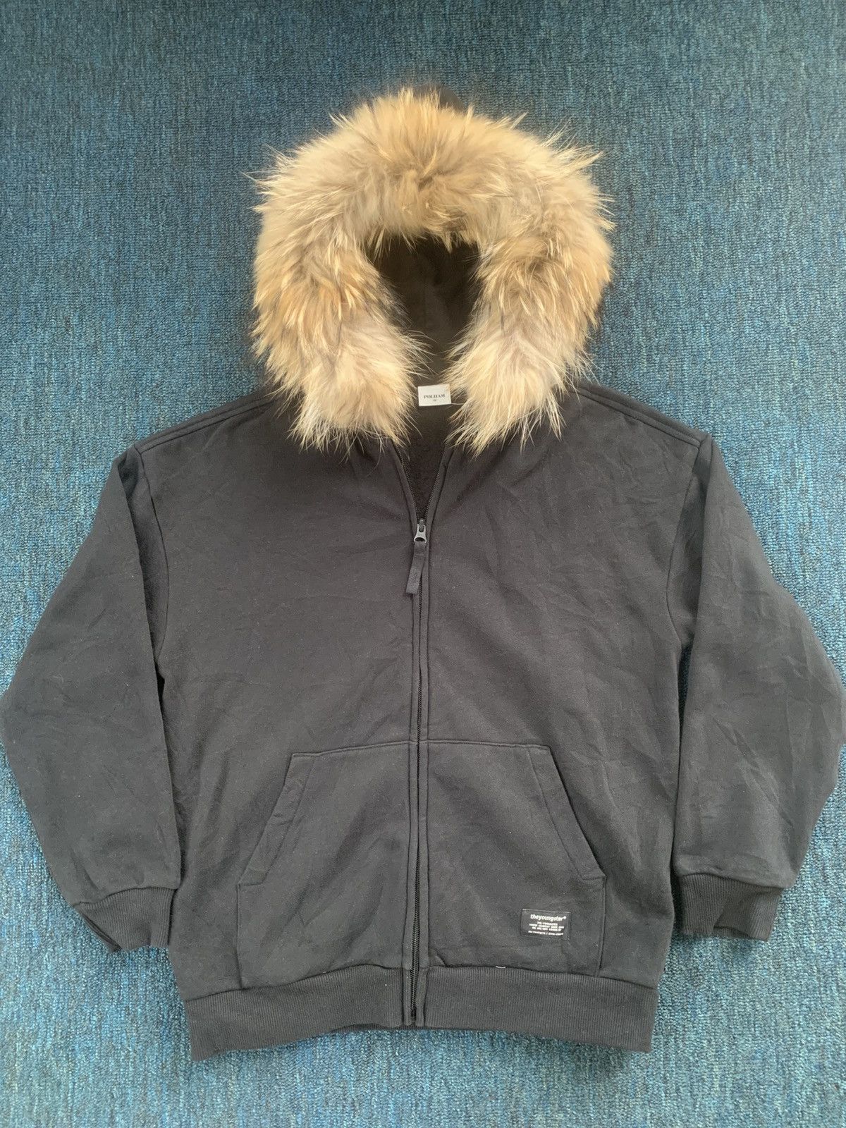 Japanese Brand Polham Ziphoodie Fur style Size US S / EU 44-46 / 1 - 4 Thumbnail