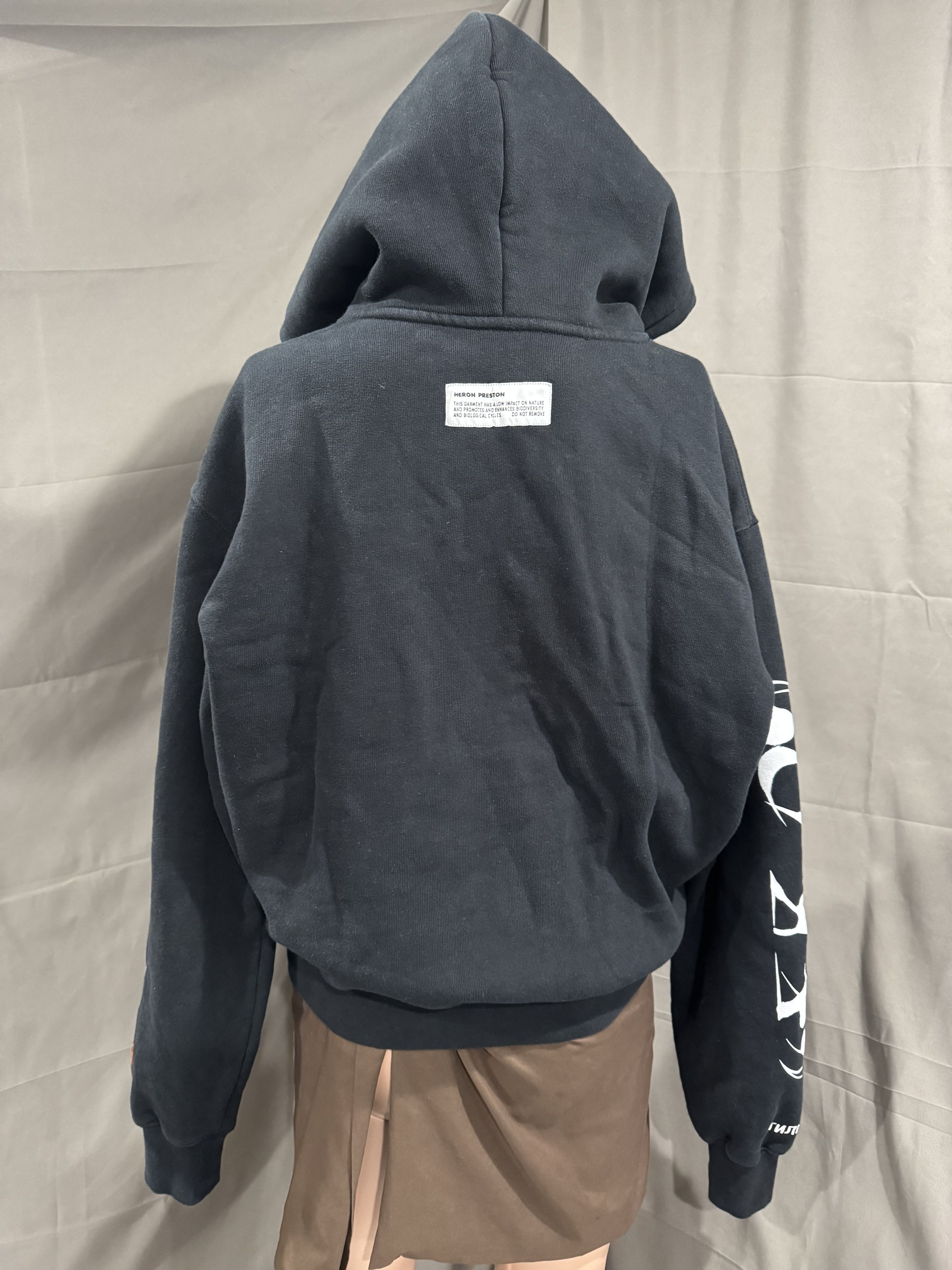 Heron Preston Heron Preston HP Brush Black Hoodie size Small Size US S / EU 44-46 / 1 - 6 Thumbnail