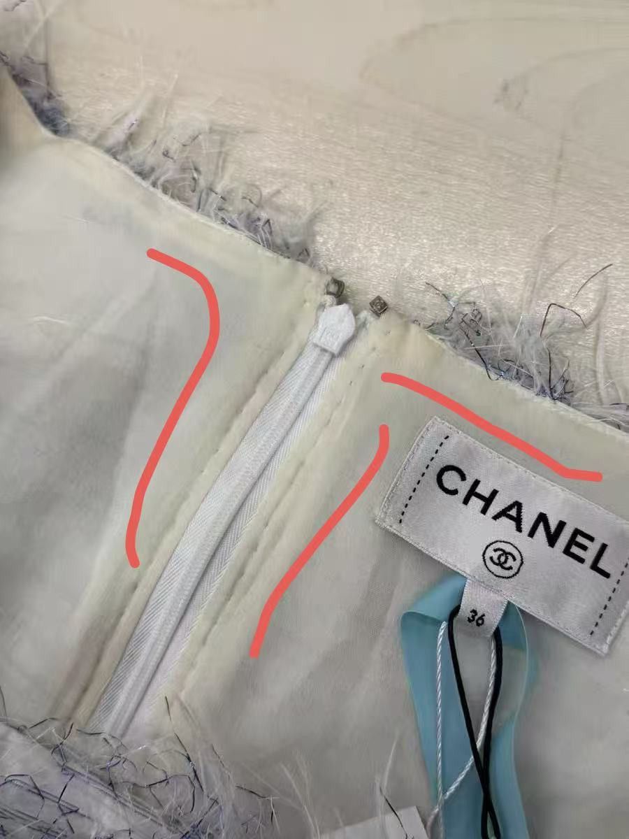 Chanel Chanel Color-Blocked Summer Dress in Polyester 0089 Size S / US 4 / IT 40 - 2 Thumbnail