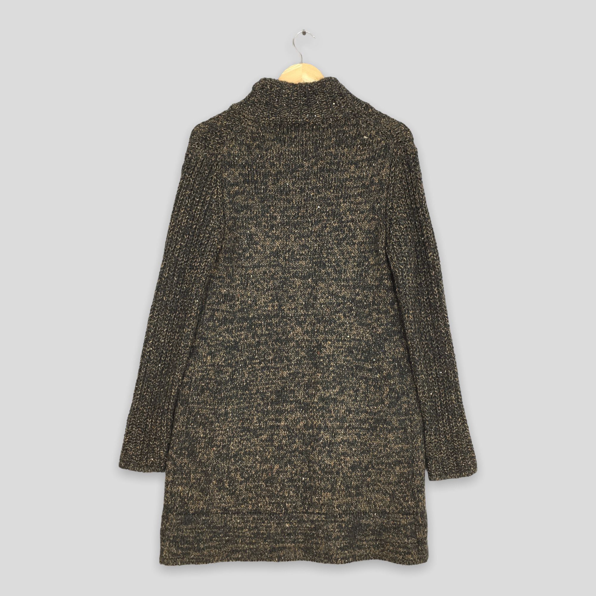 Designer × Roberto Collina Vintage Roberto Collina Italy Wool Women Long Jacket Medium Size M / US 6-8 / IT 42-44 - 8 Thumbnail