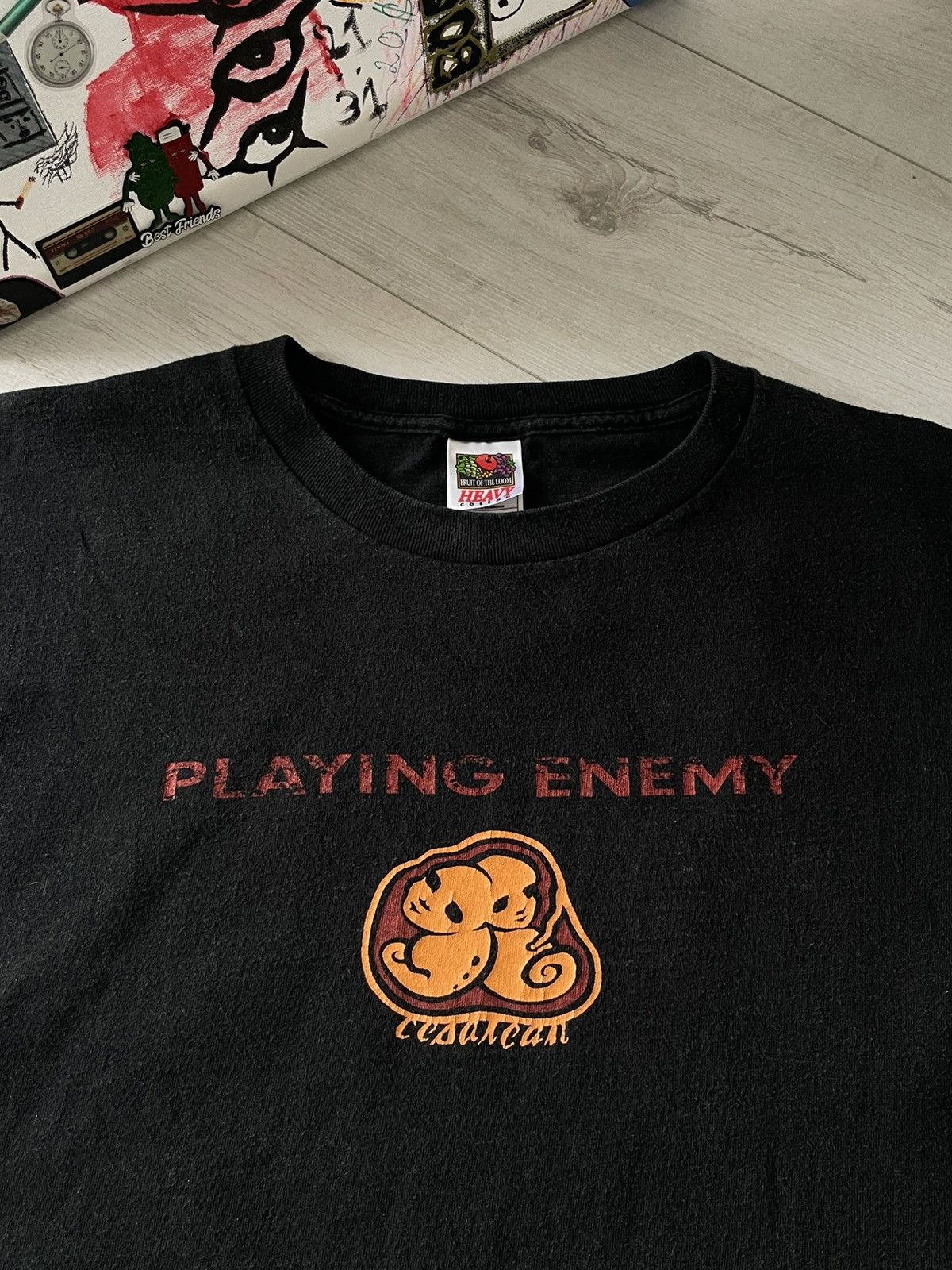 Band Tees Vintage Playing Enemy Cesarean 2001 Hard Metal Band T-Shirt Size US XL / EU 56 / 4 - 2 Thumbnail