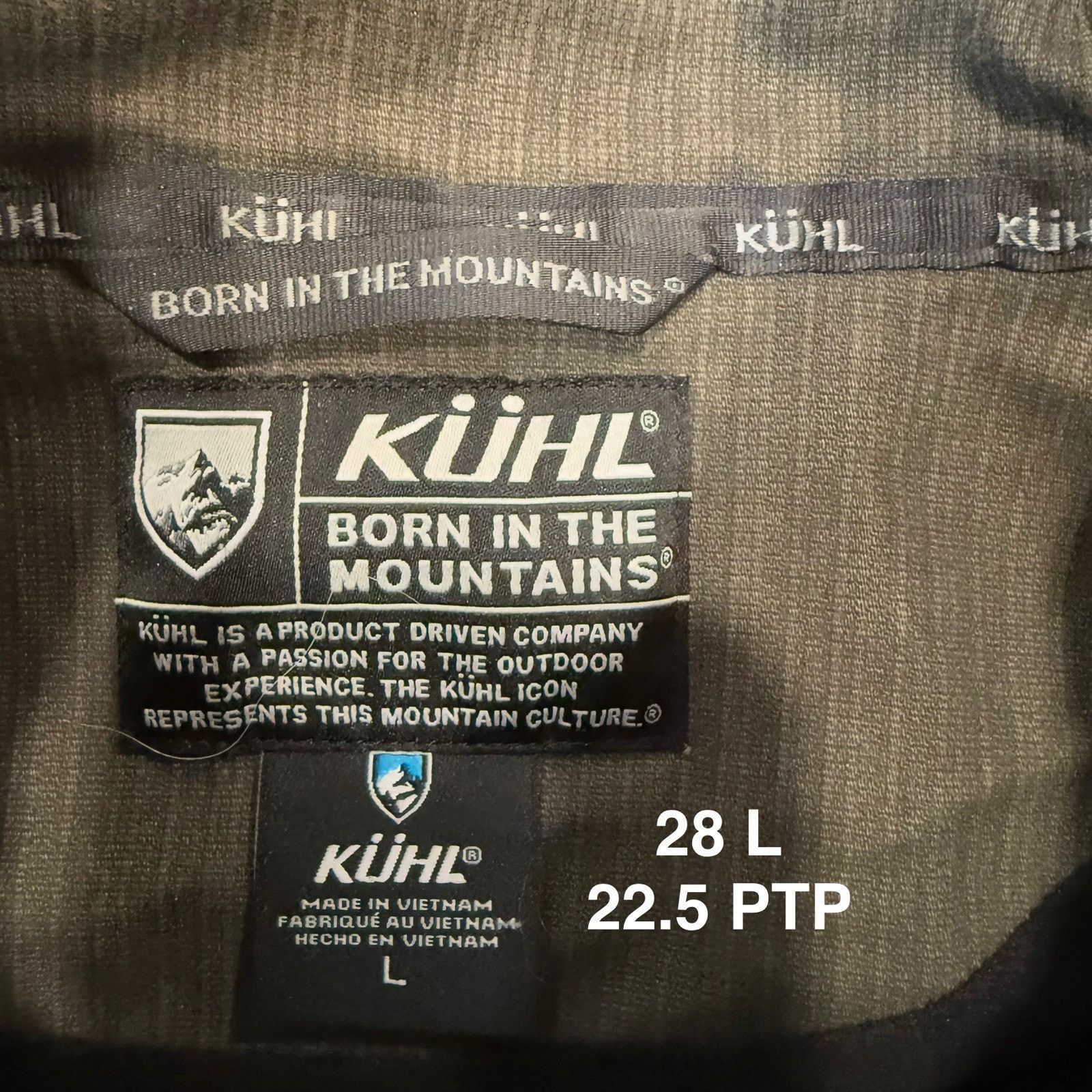Kuhl Kuhl Burr Jacket Large Green Full Zip Heavy Canvas Outerwear Size US L / EU 52-54 / 3 - 8 Thumbnail