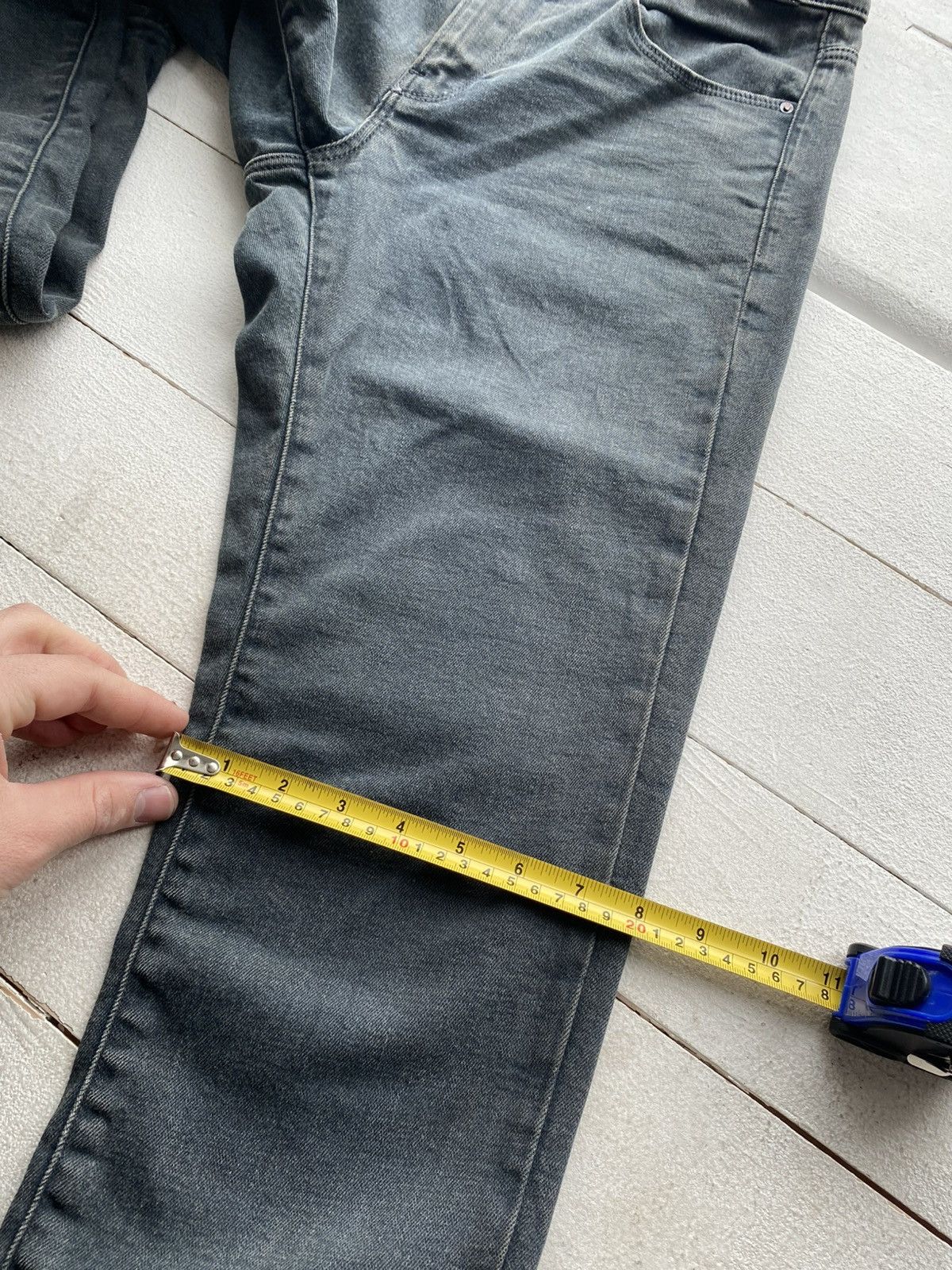 G-Star Avant Garde G-Star RAW 3301 Slim Grey Jeans Stretch Denim Size US 29 - 16 Thumbnail