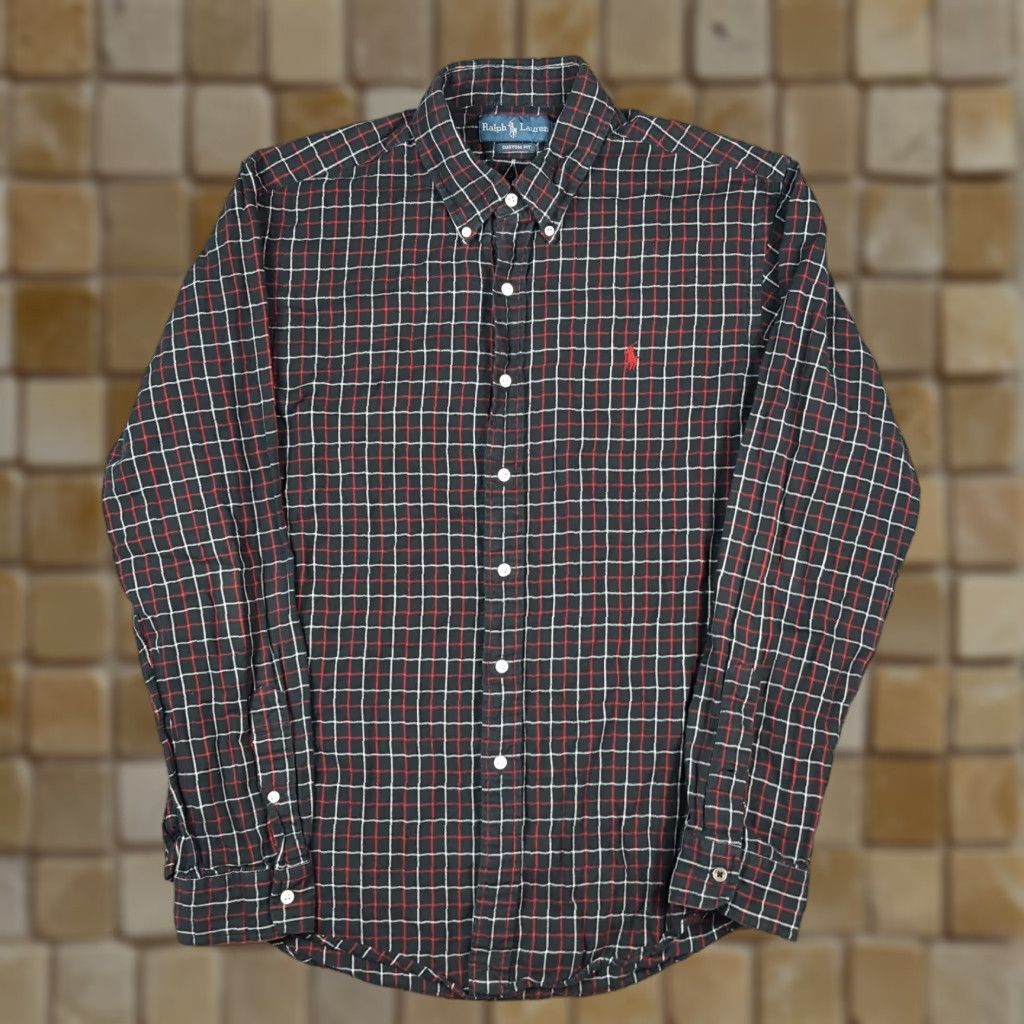 Ralph Lauren Vintage Ralph Lauren Men's Button-Down Shirt L Fall Casual Preppy Plaid Cotton Red Size US L / EU 52-54 / 3 - 1 Thumbnail