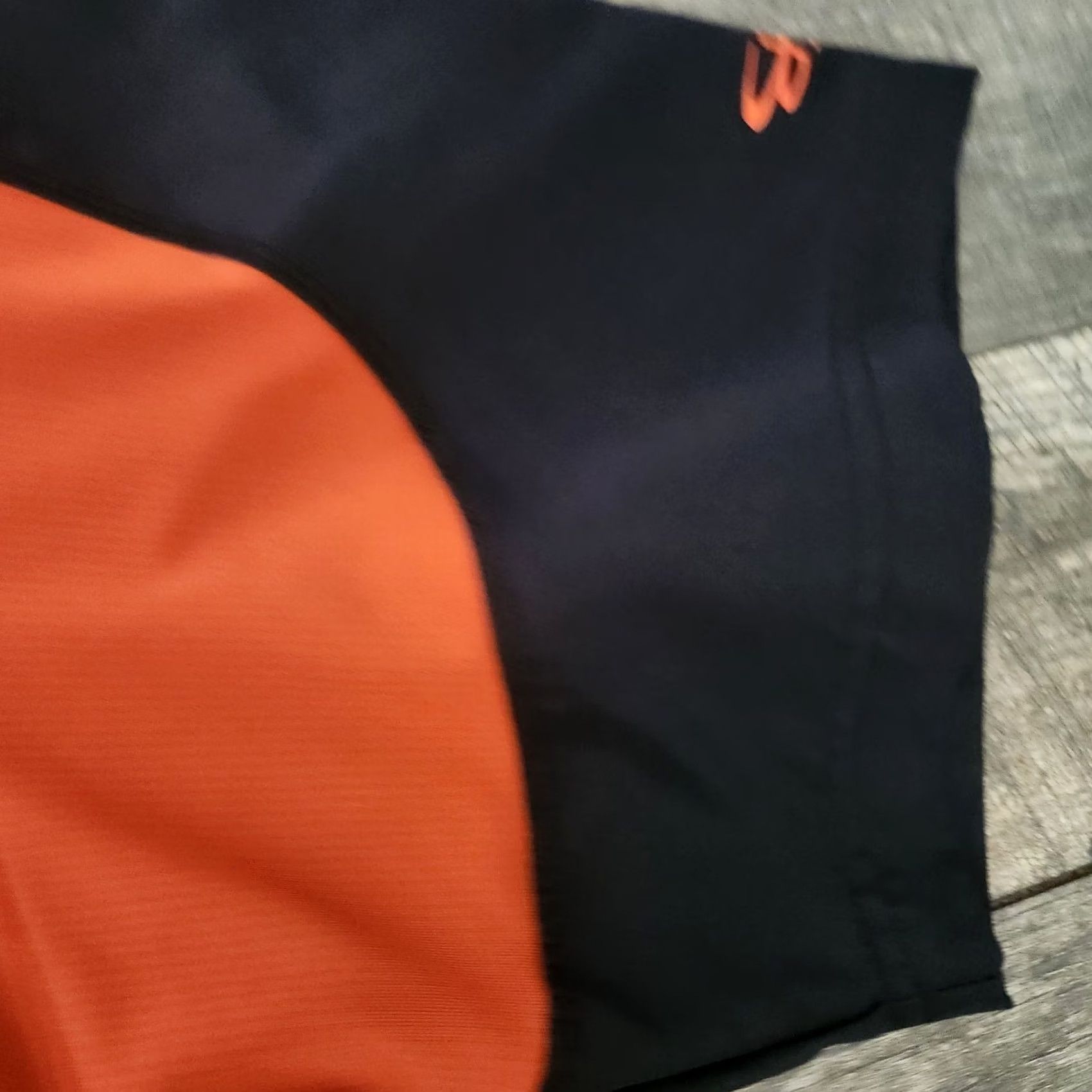 SAS ASA Boombah USA Softball 1/4 Zip Pullover Shirt XL Short Sleeve Batting Orange Mens Size US XL / EU 56 / 4 - 6 Thumbnail