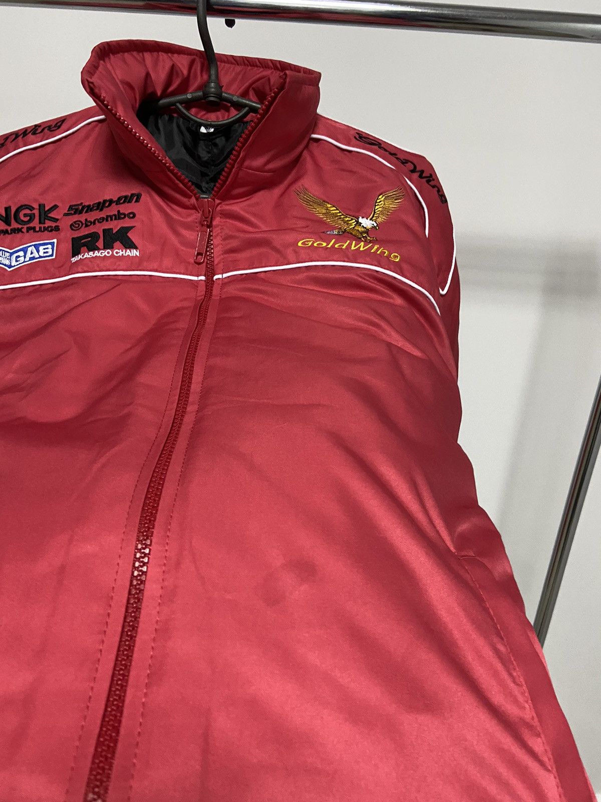 Honda × Vintage Honda Racing Jacket Vintage Big Logo Nylon GoldWing Eagle Size US M / EU 48-50 / 2 - 7 Thumbnail