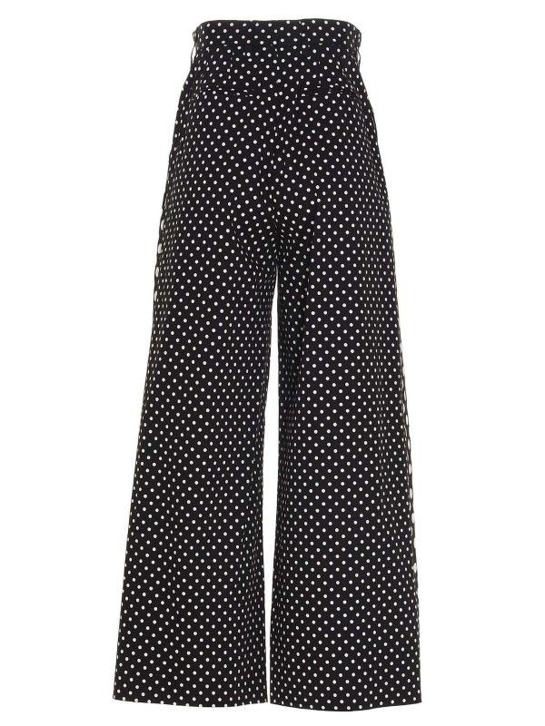 Dolce & Gabbana o1y0925 Casual Pant in Black/White Size 25" / US 0 / IT 36 - 2 Thumbnail